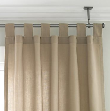 Adjustable length ceiling or wall mounted hardware