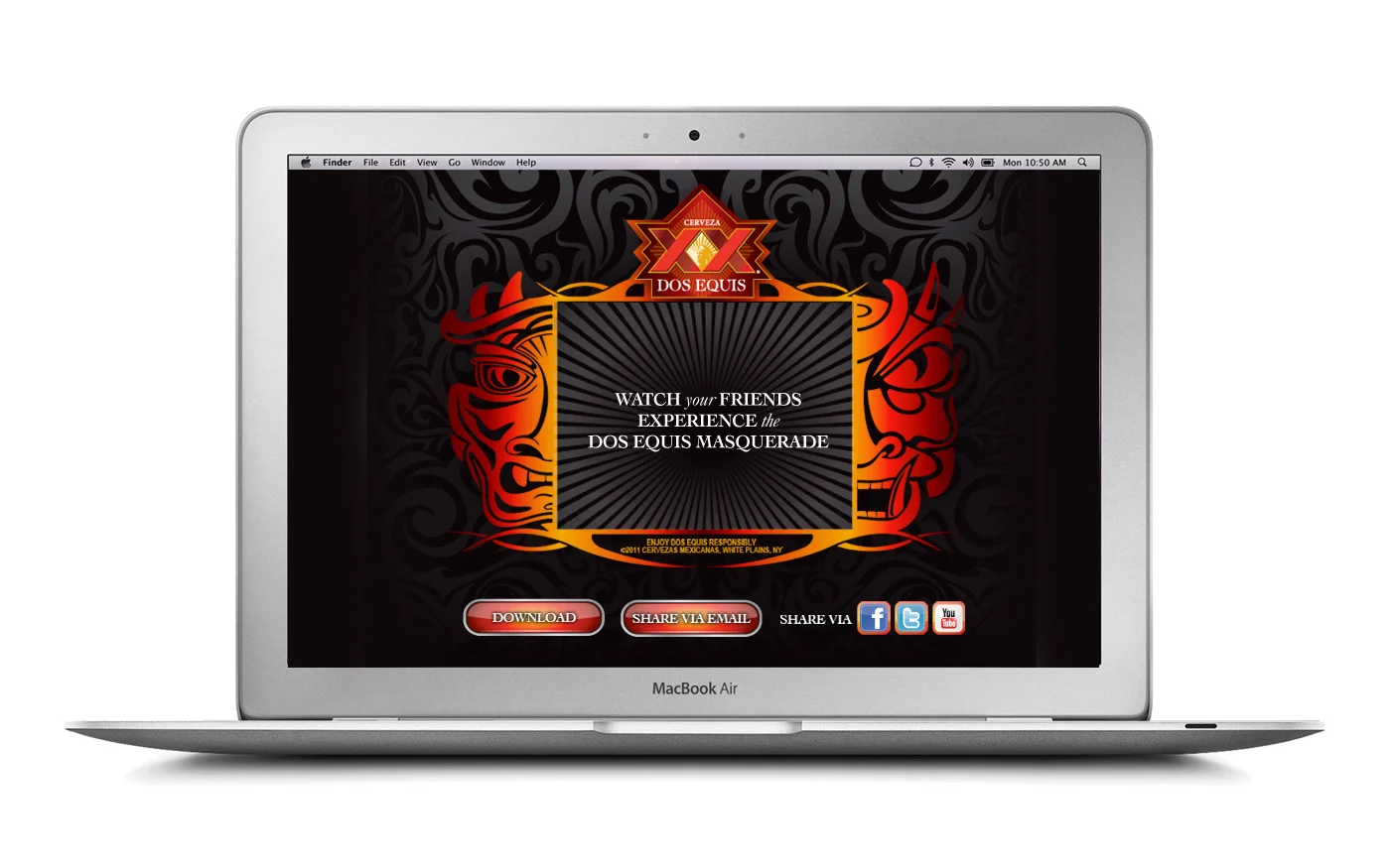 Dos Equis Halloween Consumer Activation Green Screen Video Microsite