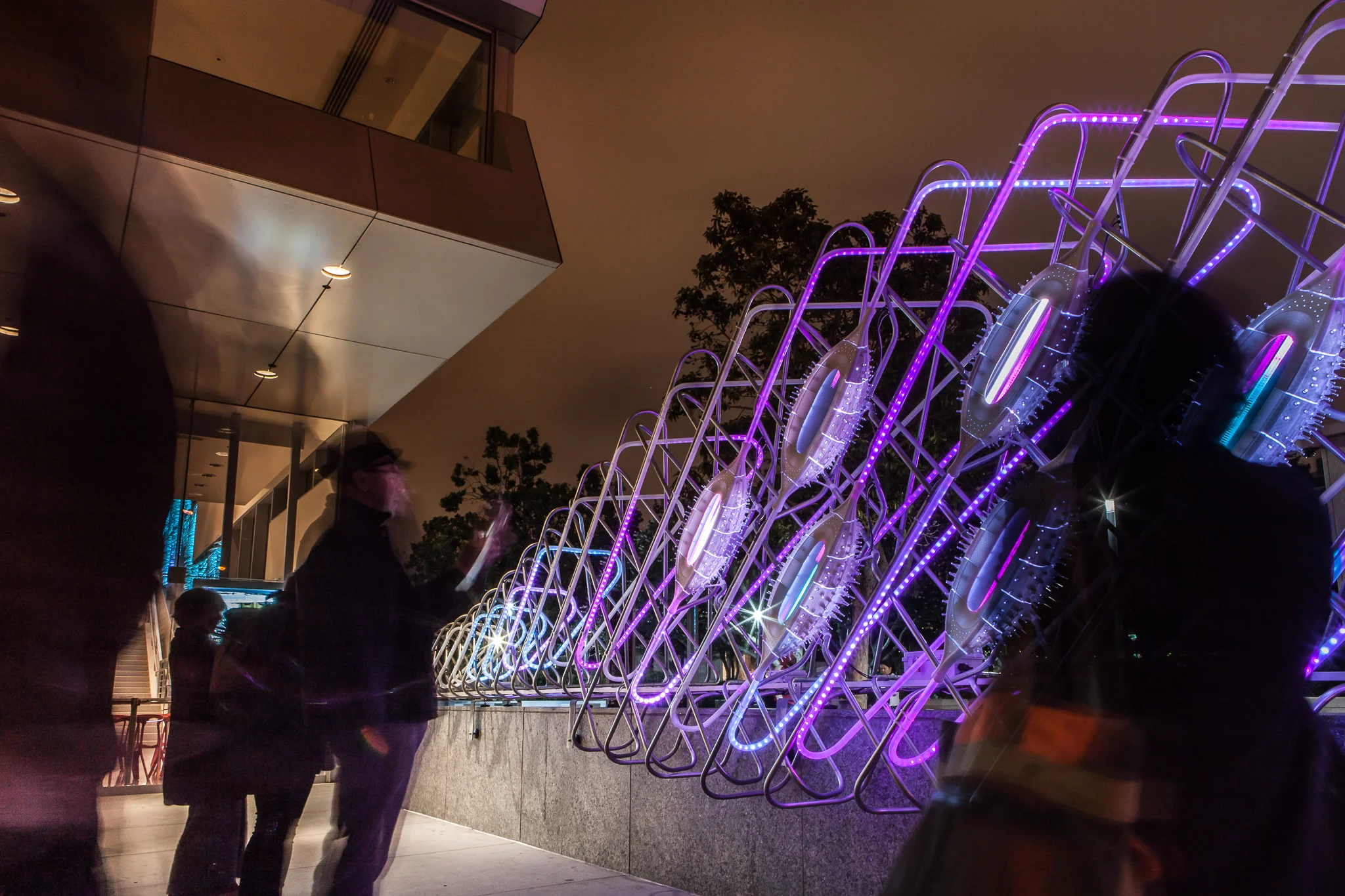 Murmur Wall in San Francisco at Yerba Buena Center for the Arts