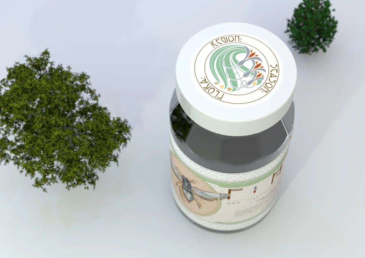 Creative 3d renderings to envision top sticker scale and location