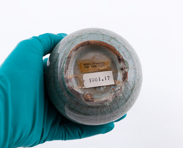 Inspecting, documenting, and creating condition reports for rare objects storage.