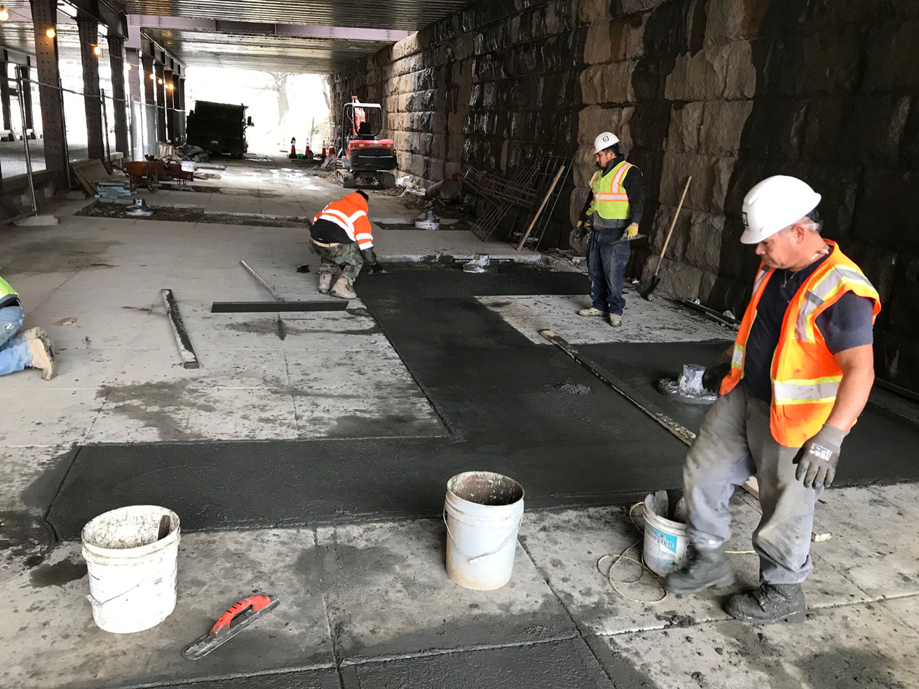 Concrete Work For Support Columns