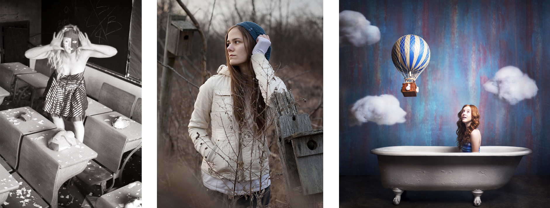 1. One of the first images I ever took "artistically" 2. About a year of being a "photographer" 3. Current skill level