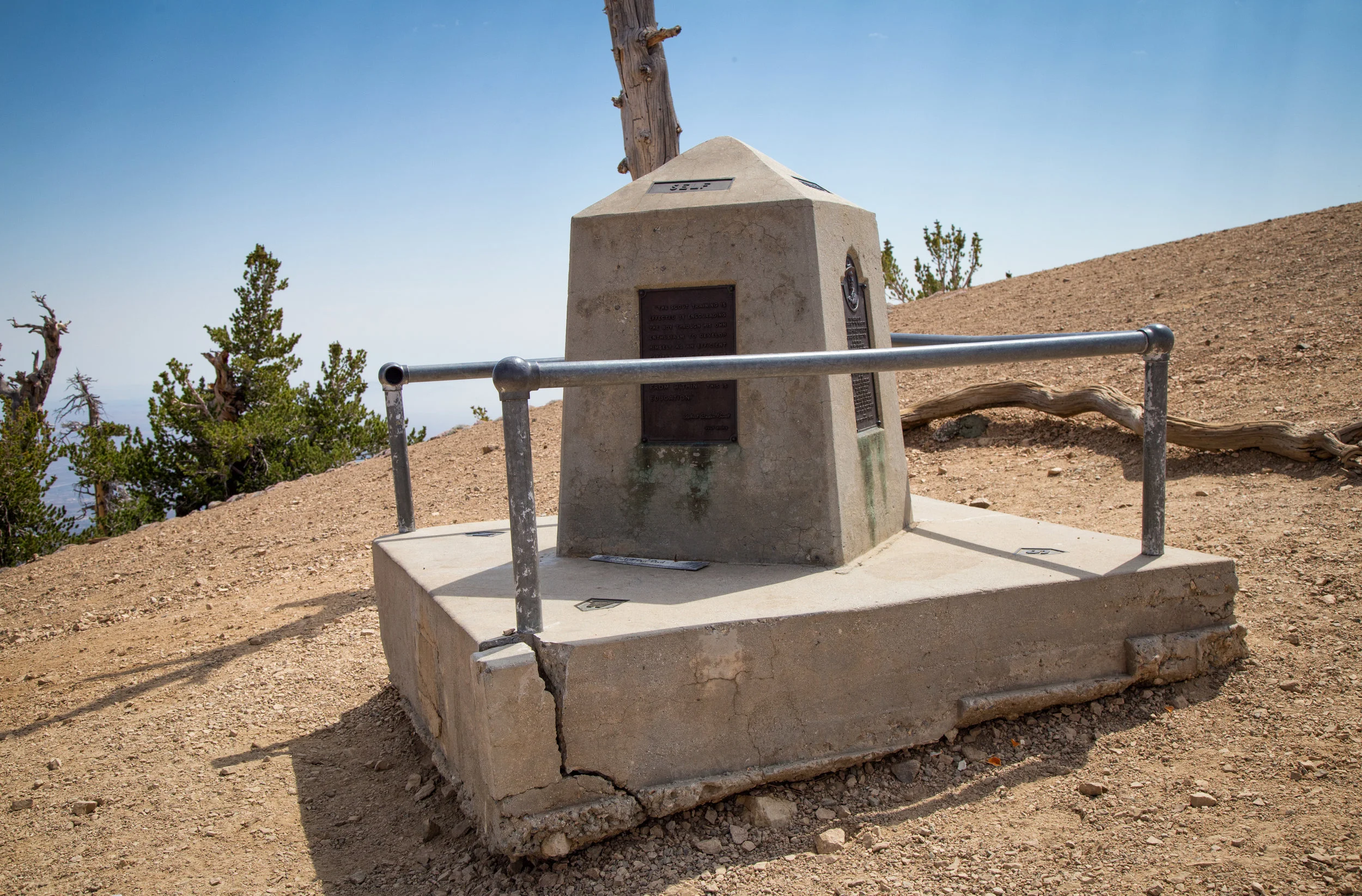 The Boy Scout monument dedicated to Lord Baden Powell.