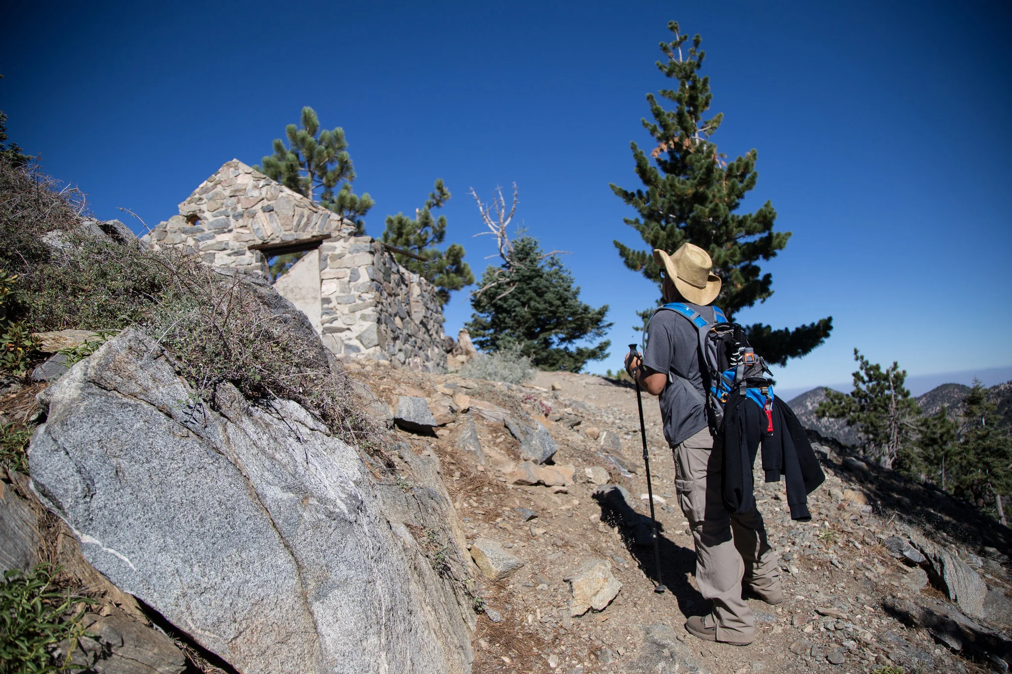 And we finally reach the old fire lookout.
