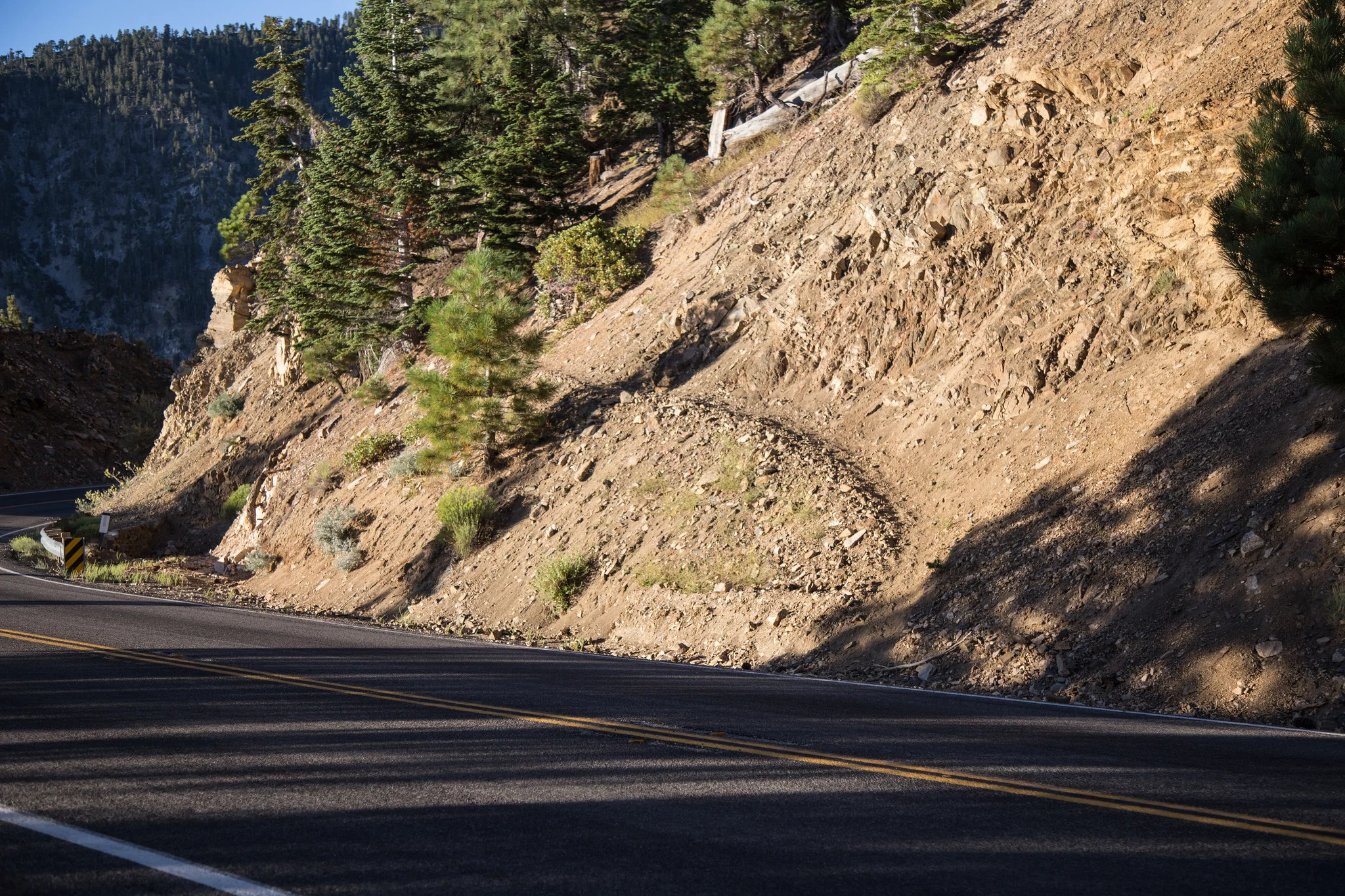 The trail built by the Boy Scouts in 1982 is on the south side of Angeles Crest.