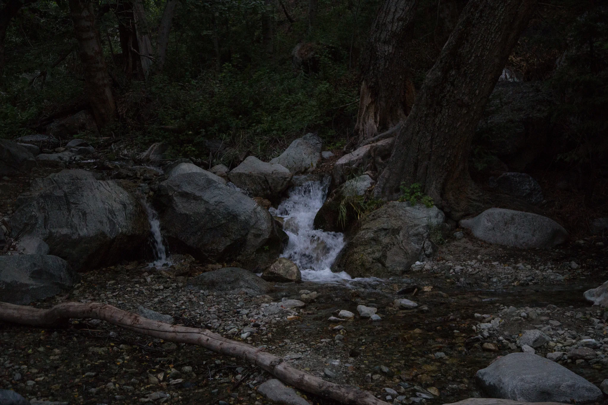 We could hear the water but since it was dark, couldn't really see it too much until the way back. Very peaceful listening to that on the way up.