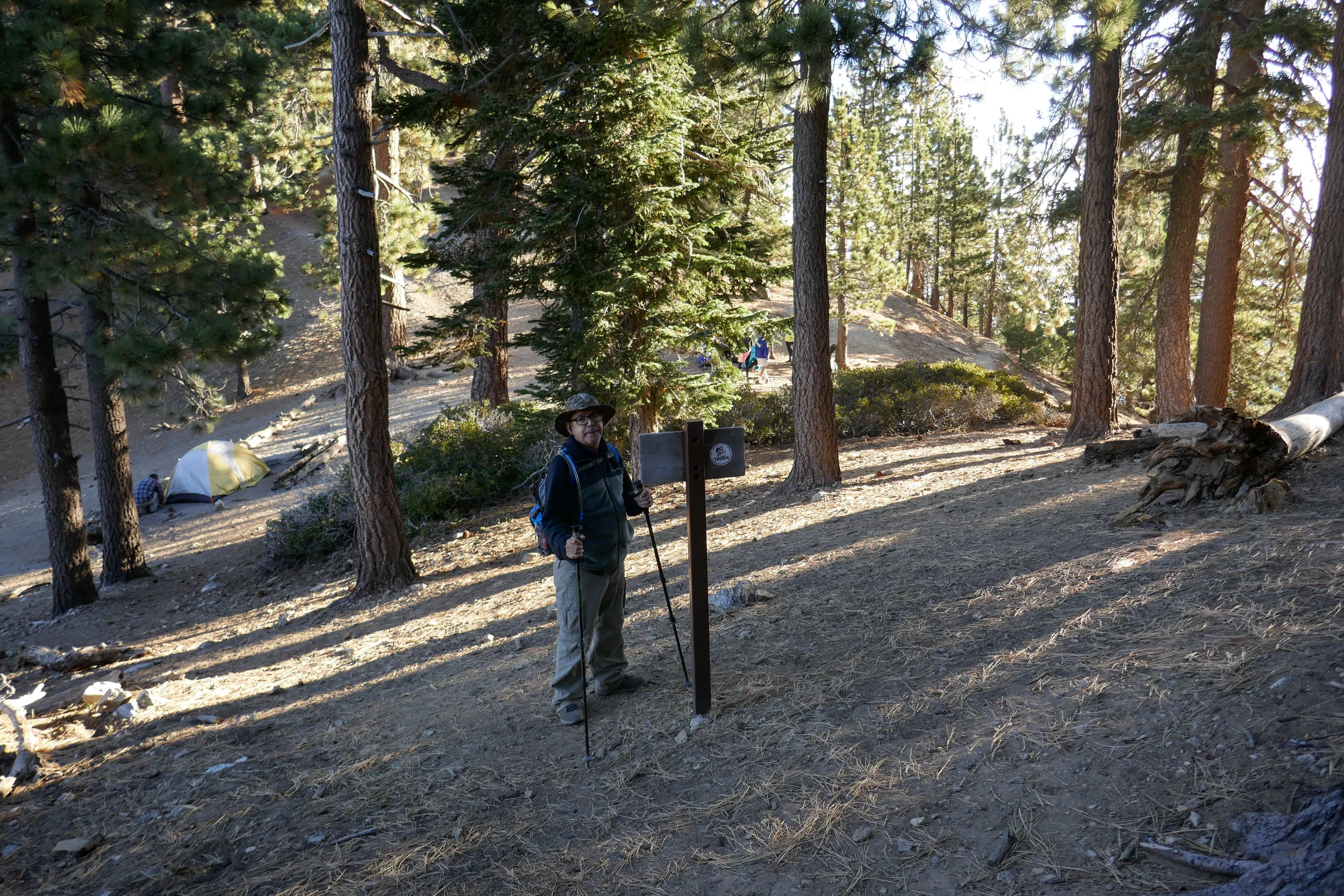 At the saddle now ready to take on Ontario Peak. 