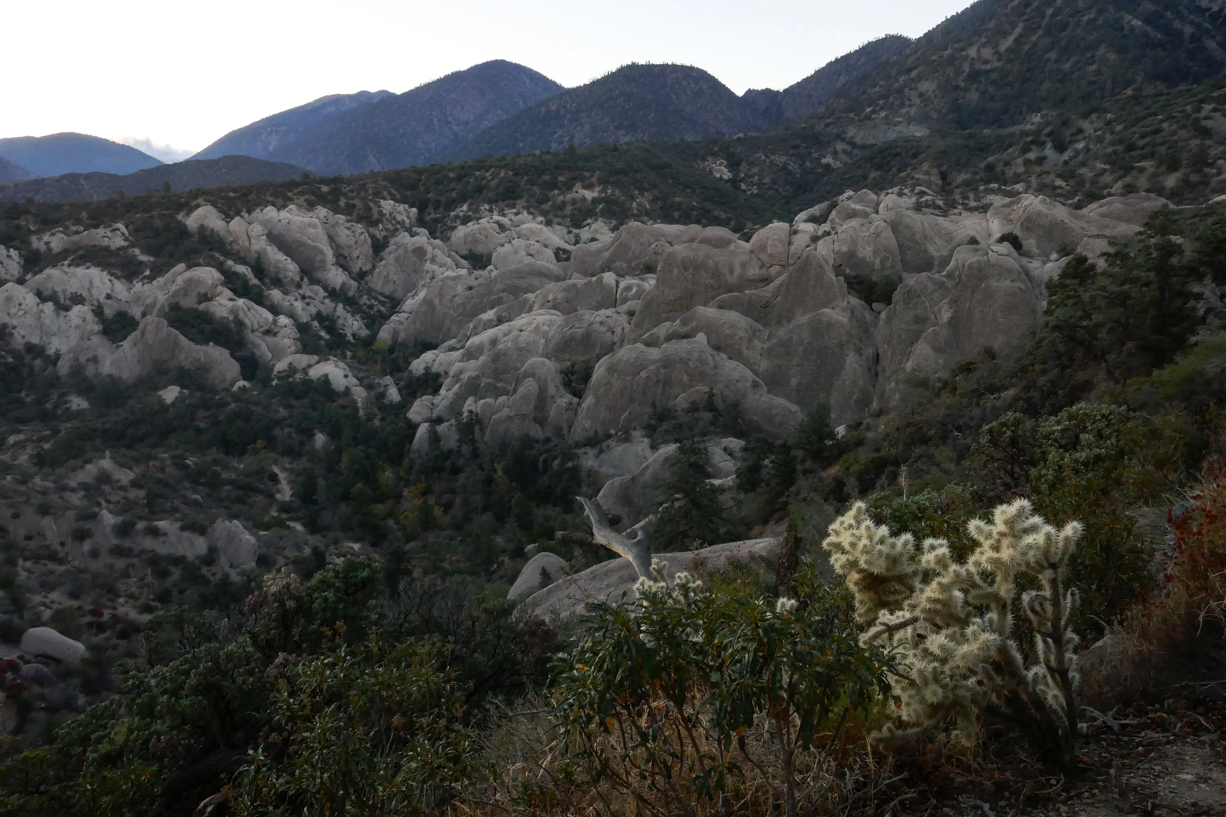 My first look at the punchbowl from just before the trailhead.