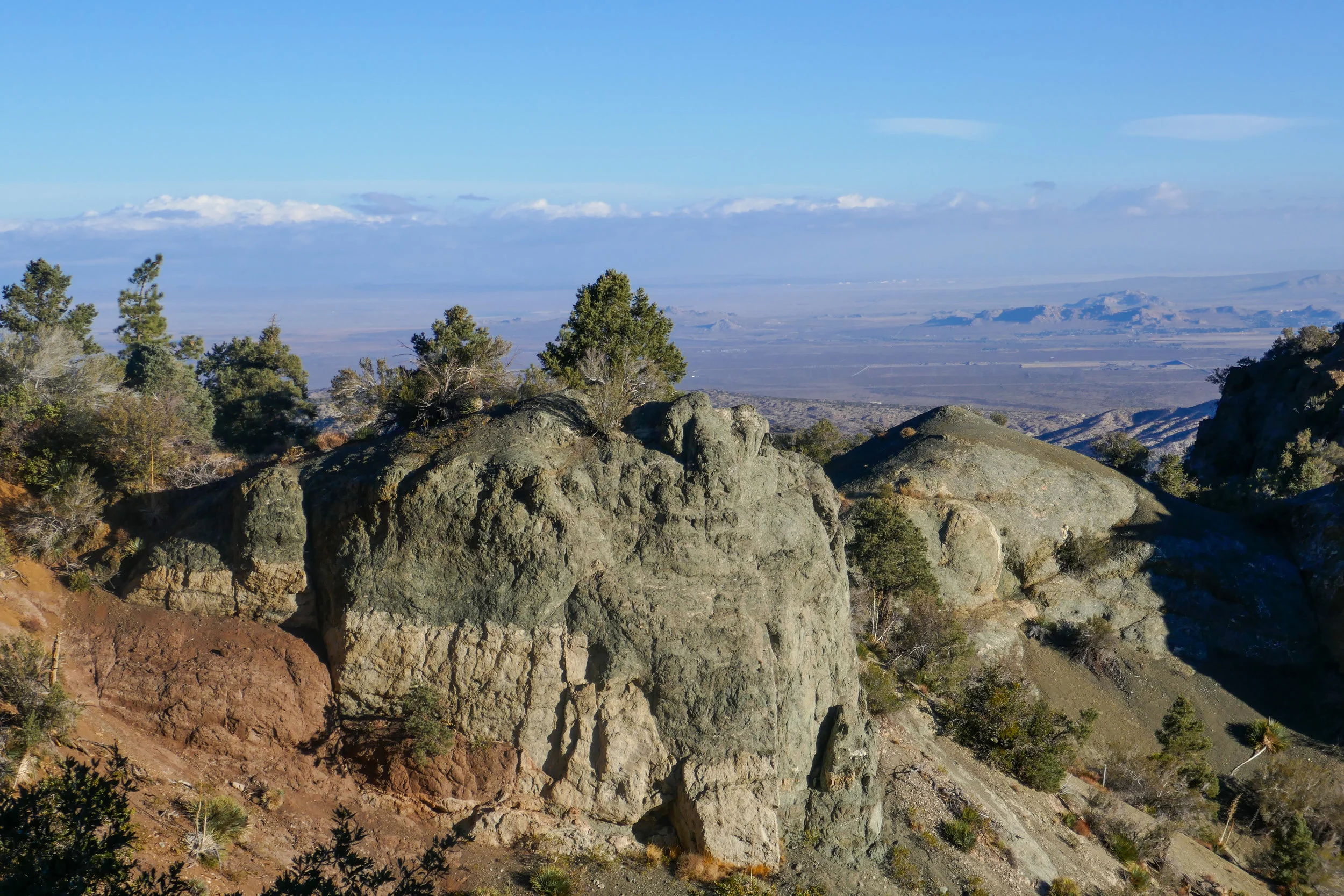 Great views of the punchbowl.