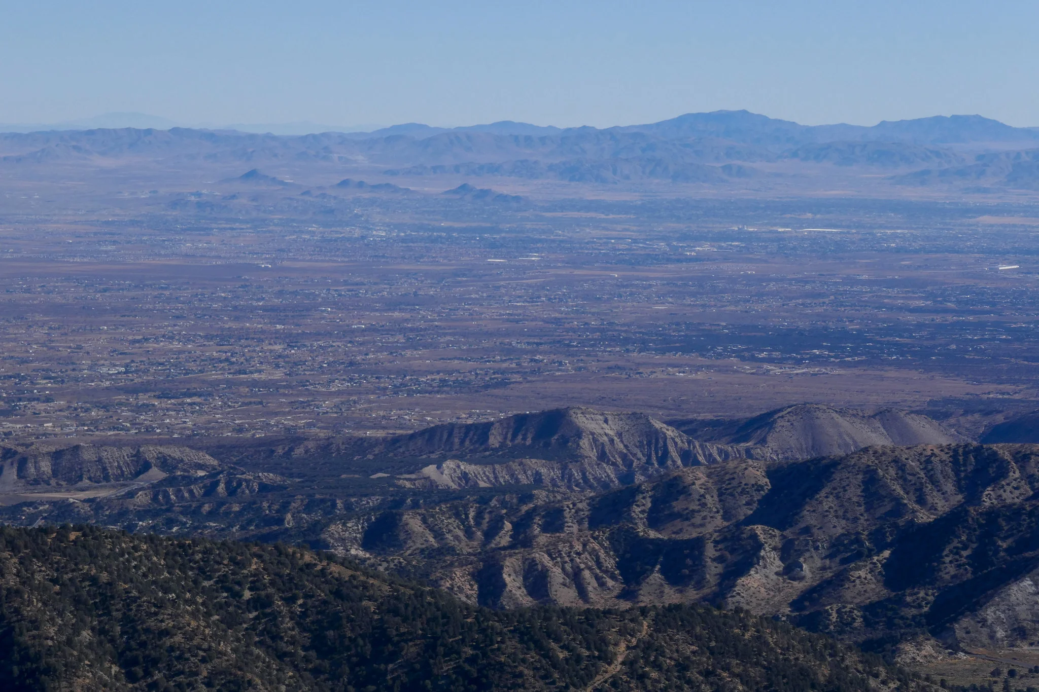 It was a really clear day. We could see pretty far out.