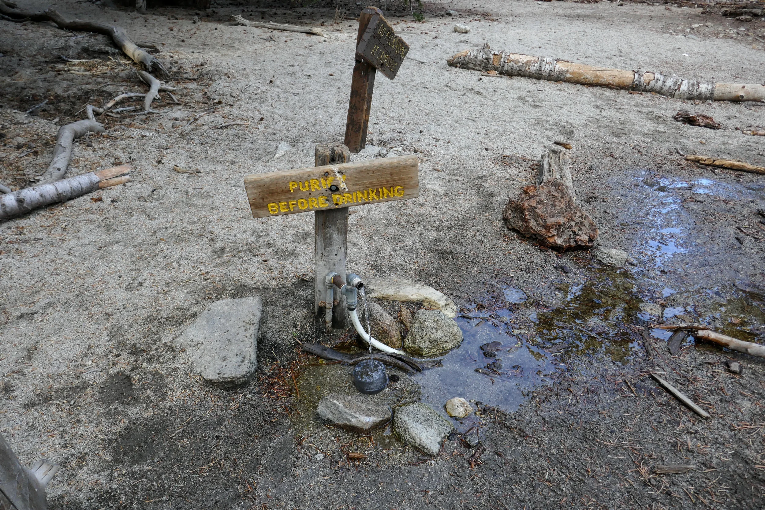 The water source at Round Valley.