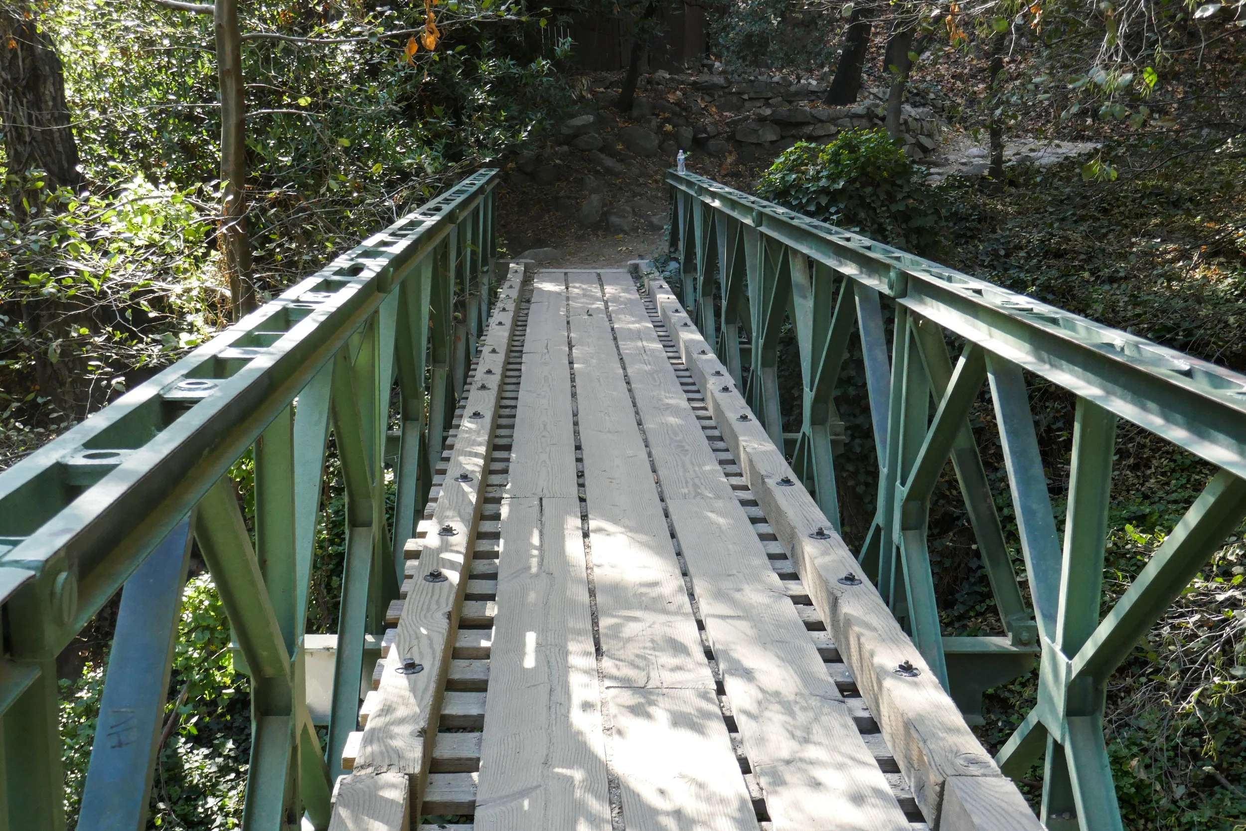 Back at the bridge at Roberts Camp where we started before the long walk up the paved road.