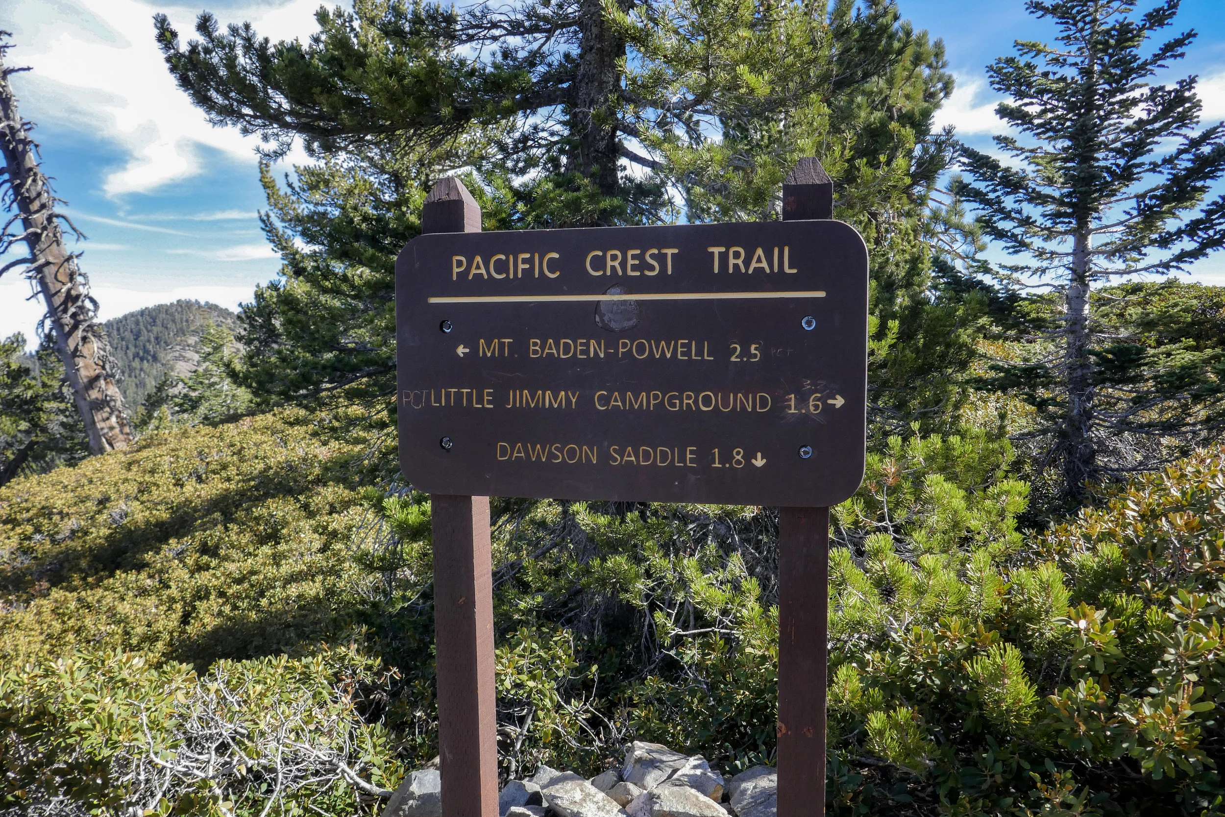Junction with the PCT.