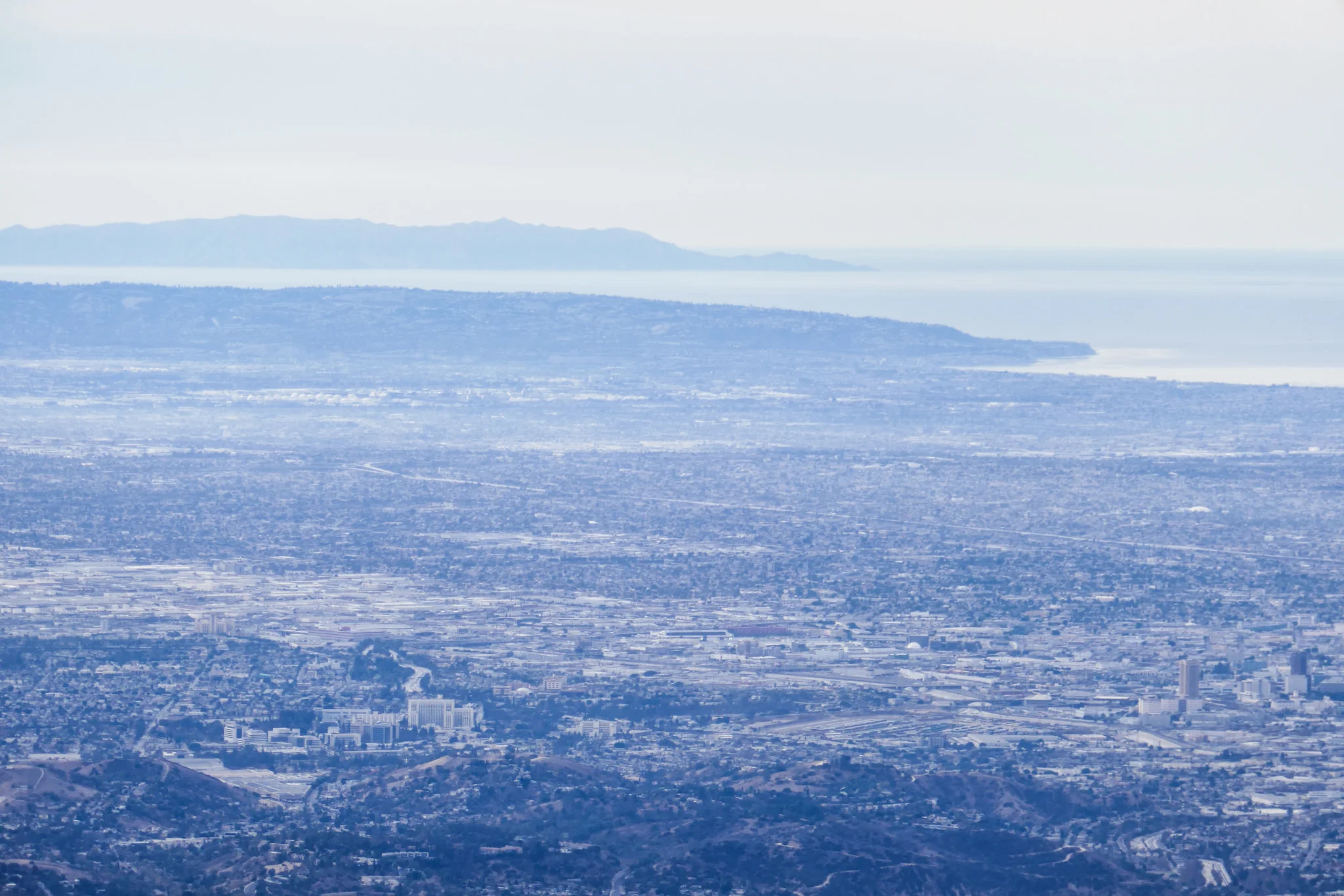 Catalina island is visible.