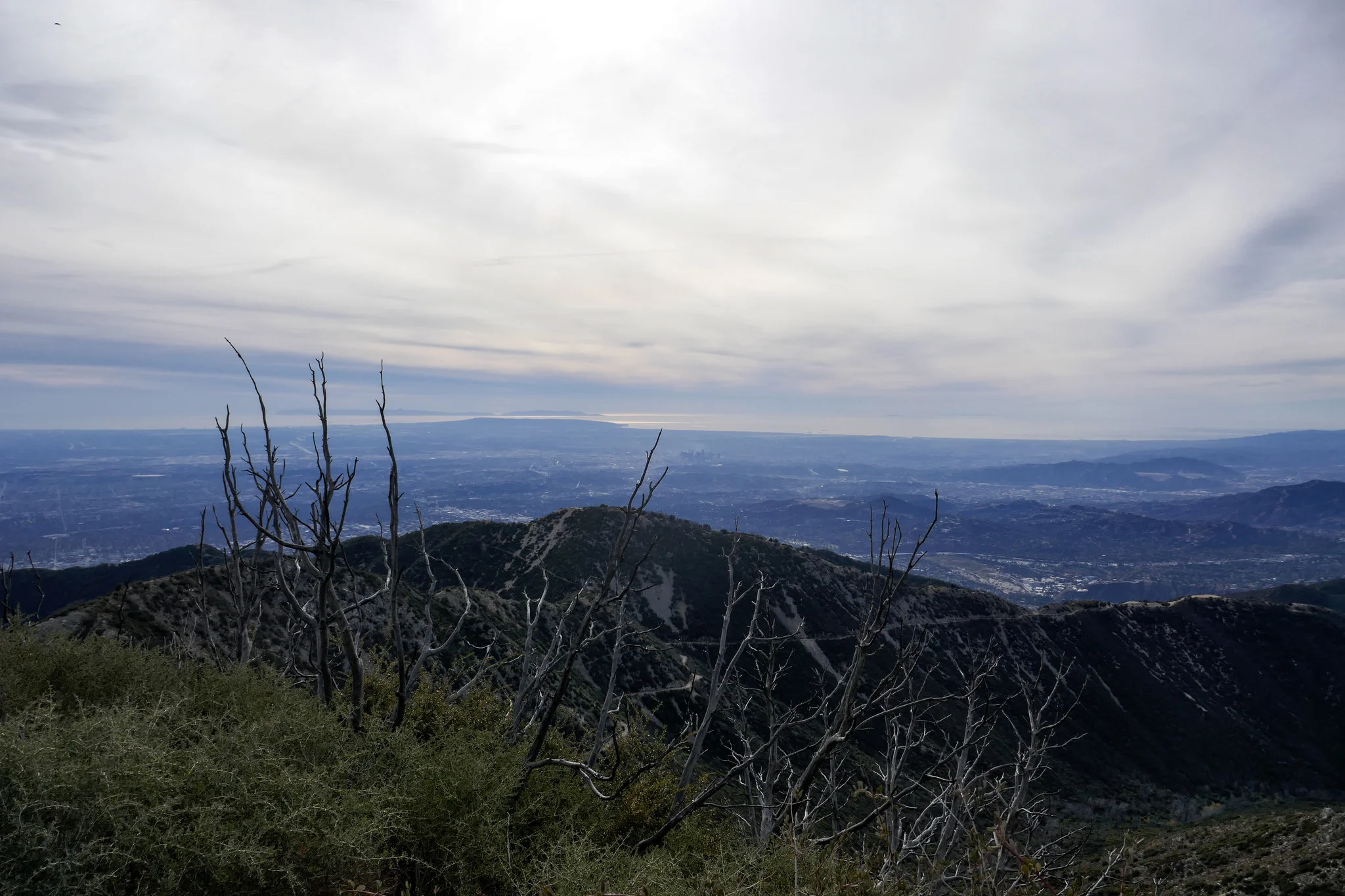 Views from San Gabriel Peak.
