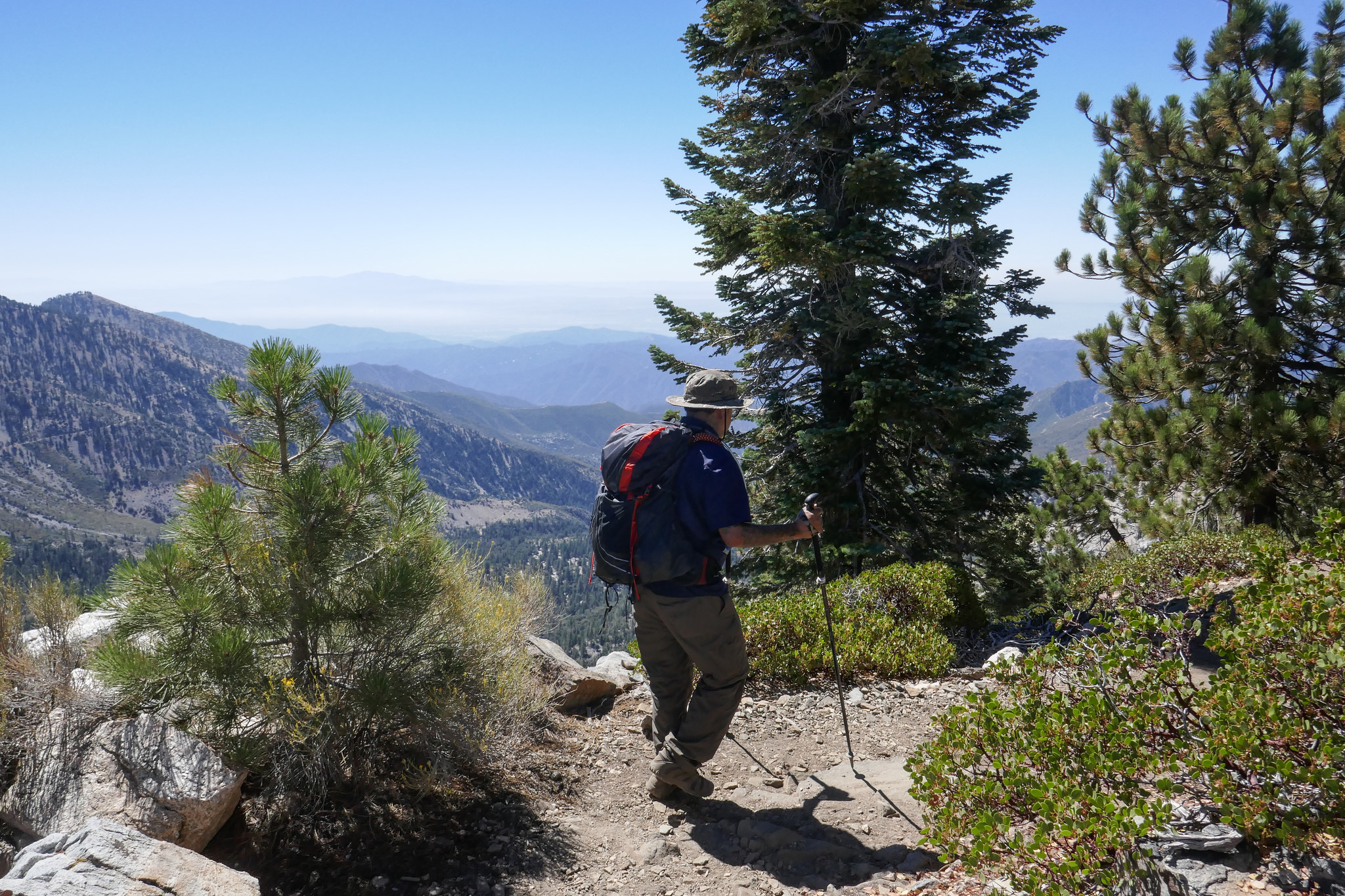 Starting the descent.