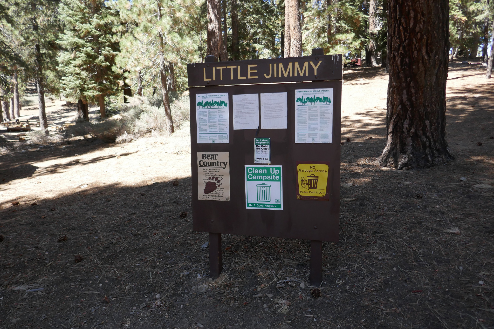 After getting back to camp, we have a snack and take a short break before hiking to Little Jimmy Spring to fill our water.