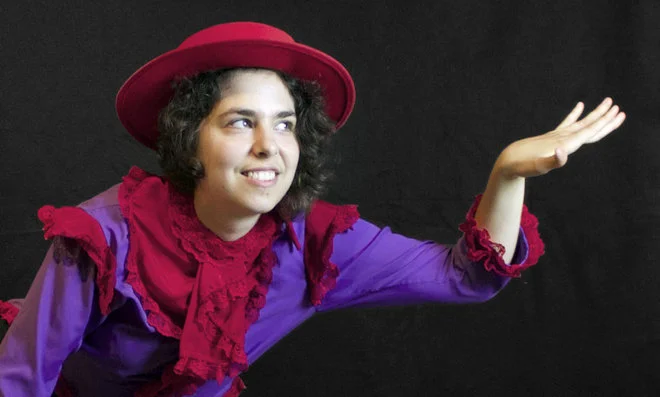 Anja Notanja Sieger, poet, performance writer, and visual artist.