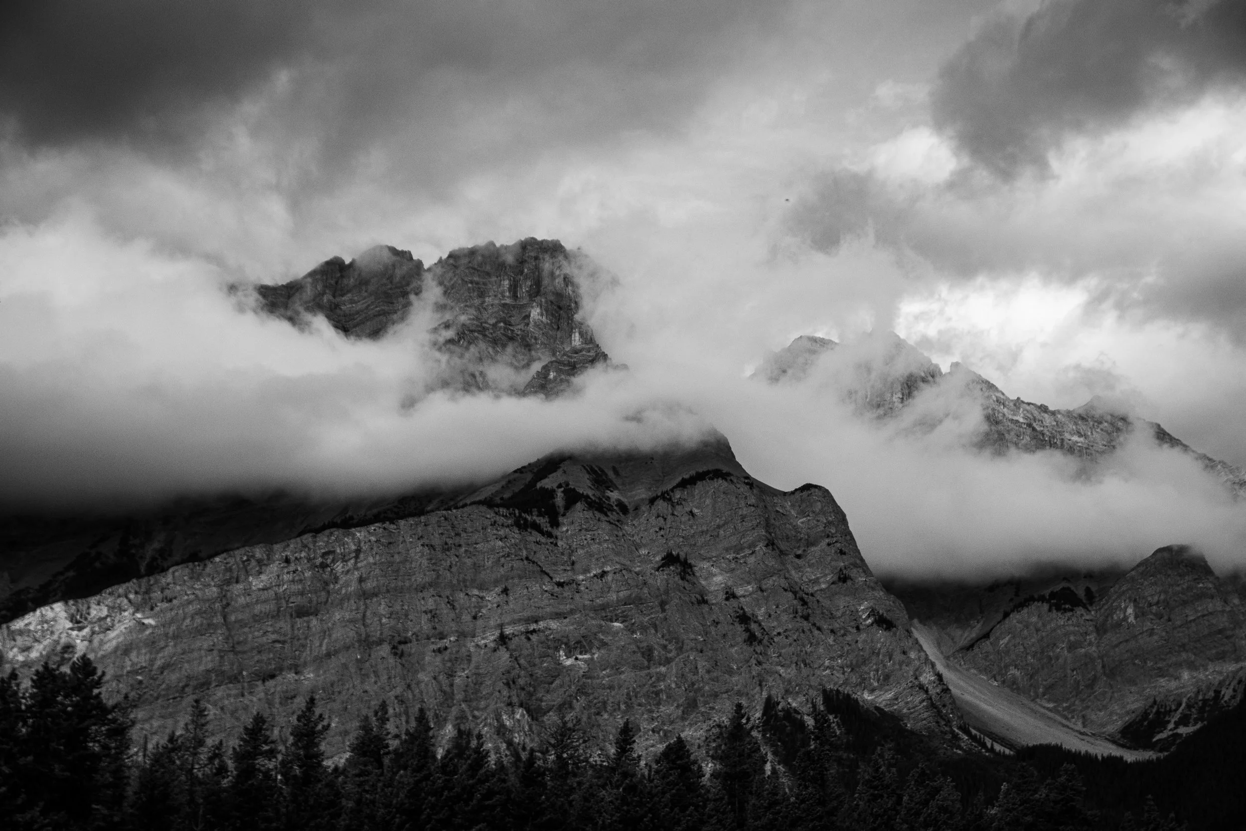 Two Jack Lake again, 2017