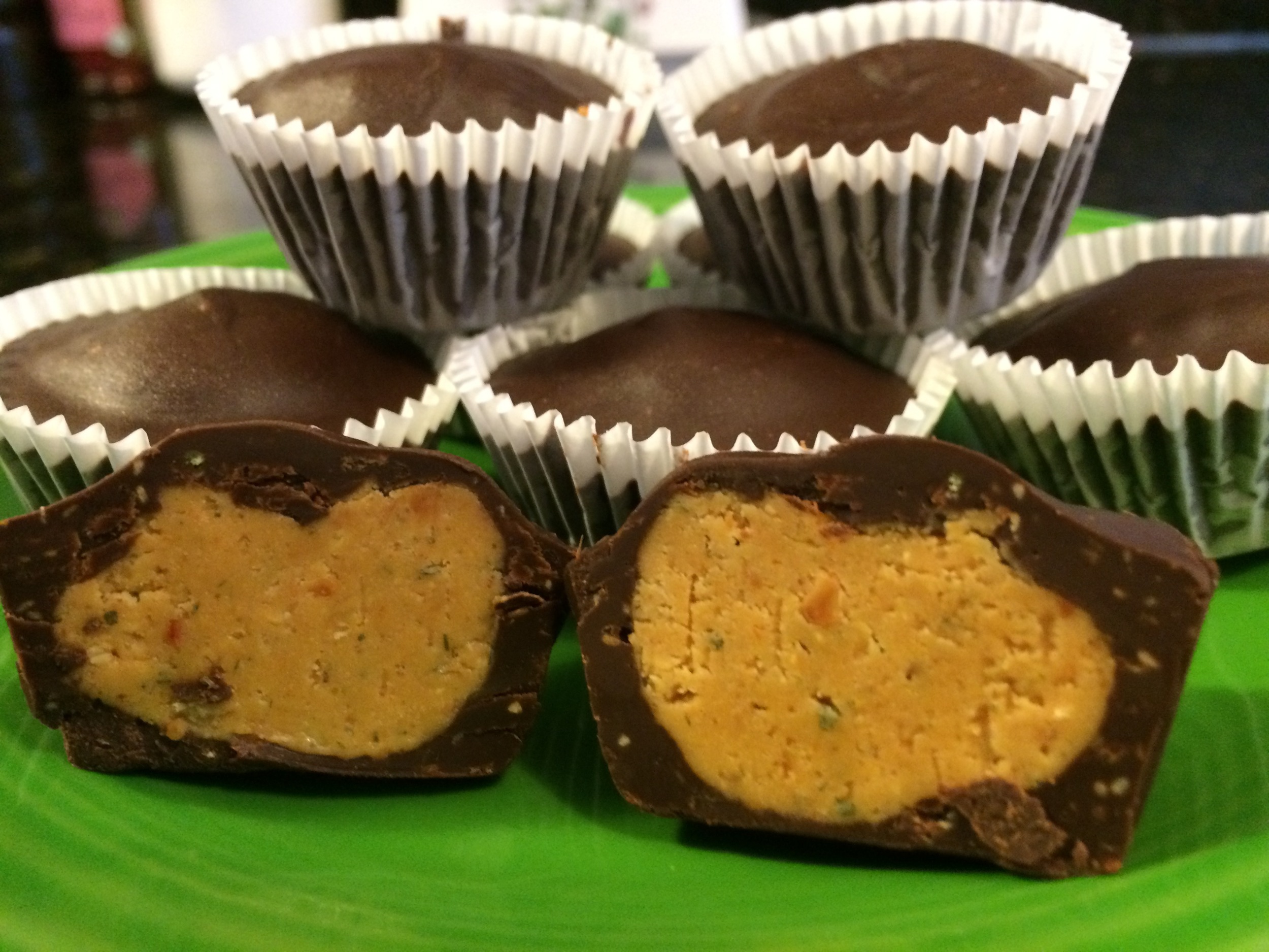 Dark Chocolate and Spicy Thai PB....