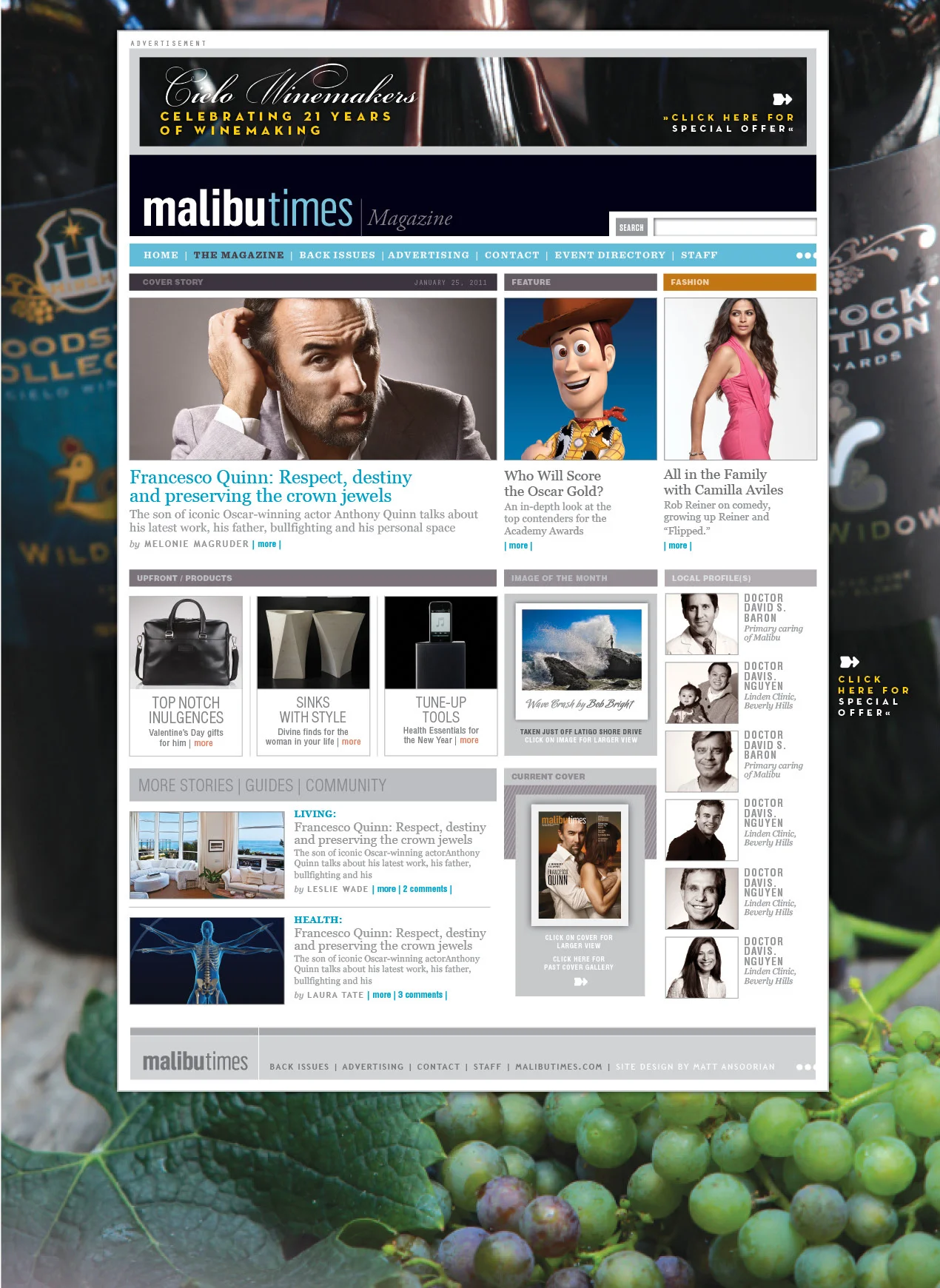 Website rebrand concept