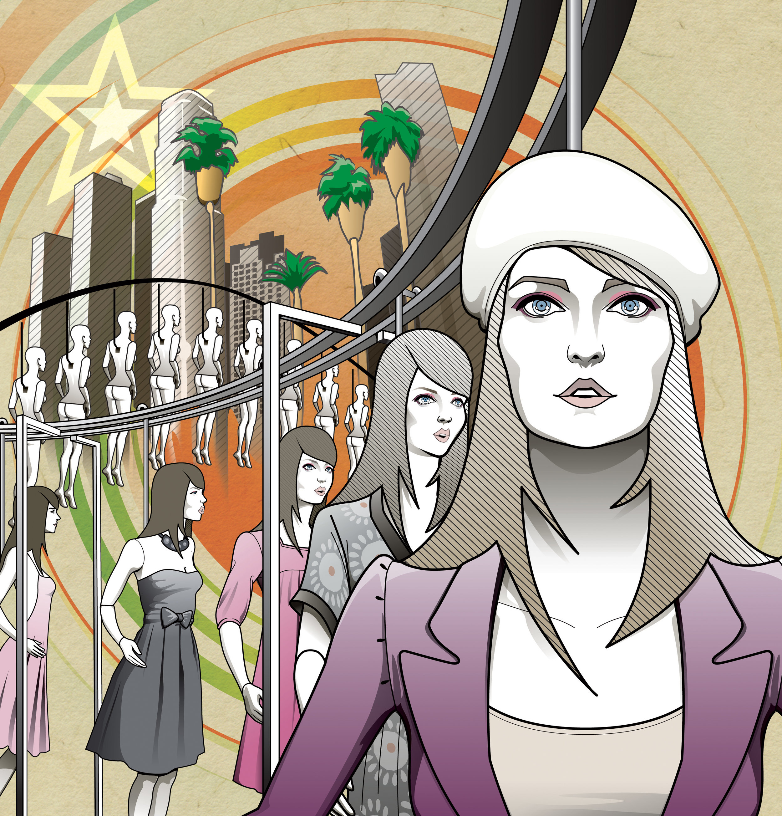 Forever 21 investigation -- Illustration by Shingo Shimizu