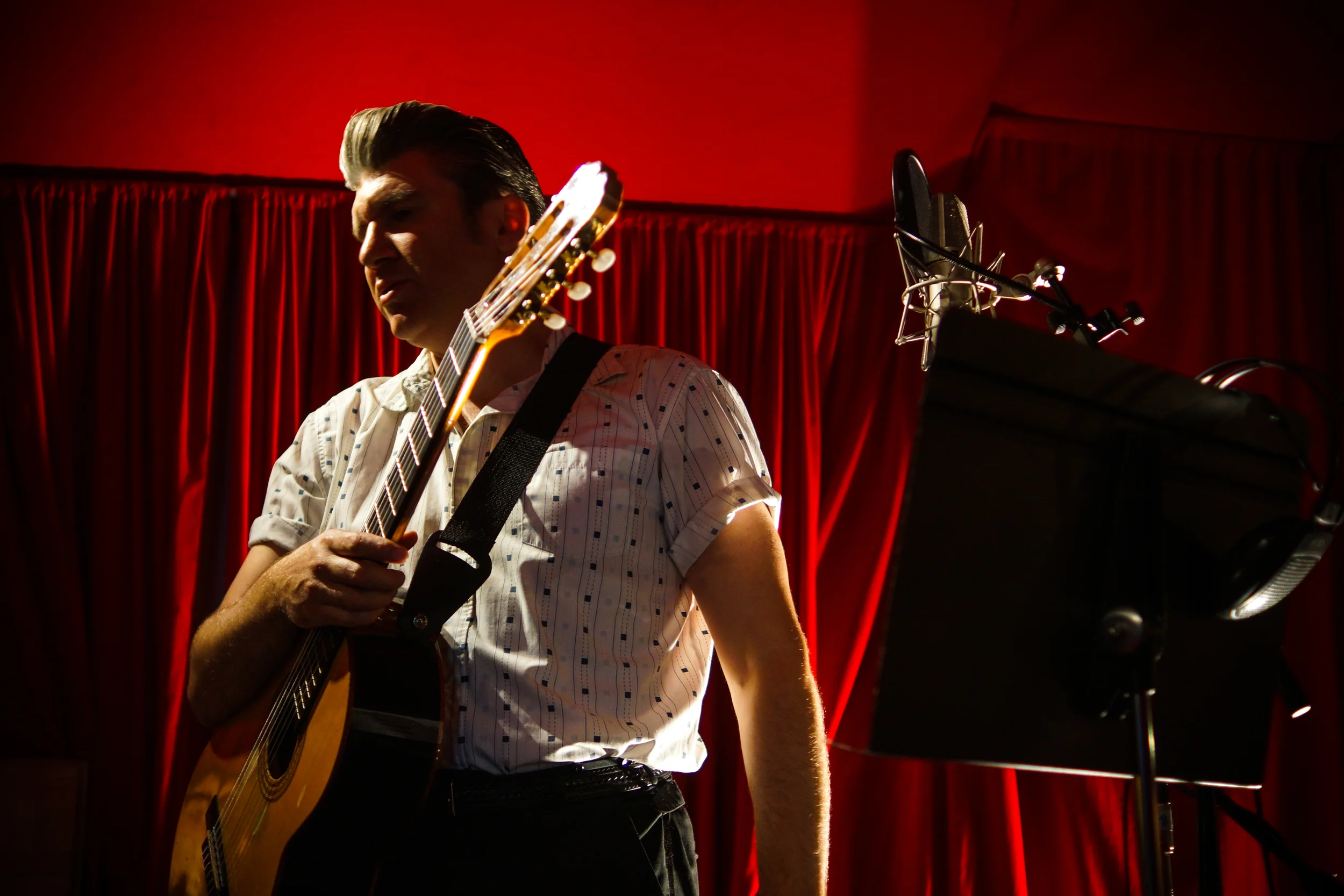 Mikelangelo recording at Bakehouse Studios