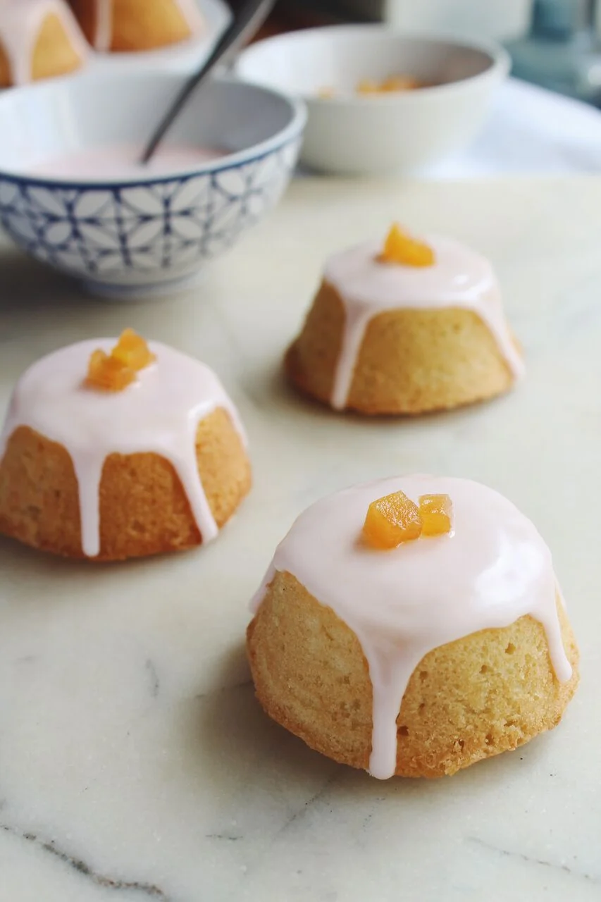 Mini Grapefruit Drizzle Cakes — Hannah Bakes
