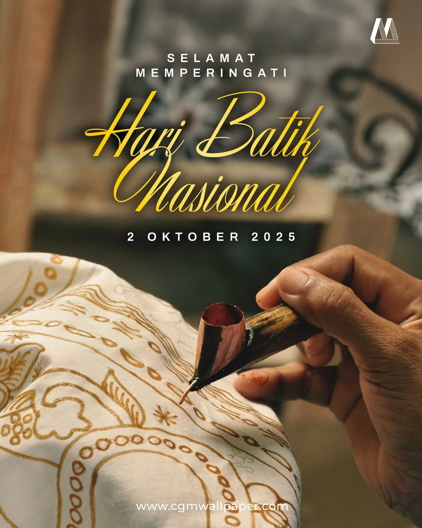 Selamat Hari Batik Nasional 2025✨

Batik adalah karya seni yang tidak lekang oleh waktu, setiap motif menyimpan cerita, filosofi, dan jati diri bangsa. 

Sama halnya dengan wallpaper, motif yang tepat dapat menghadirkan karakter, kehangatan, dan keba