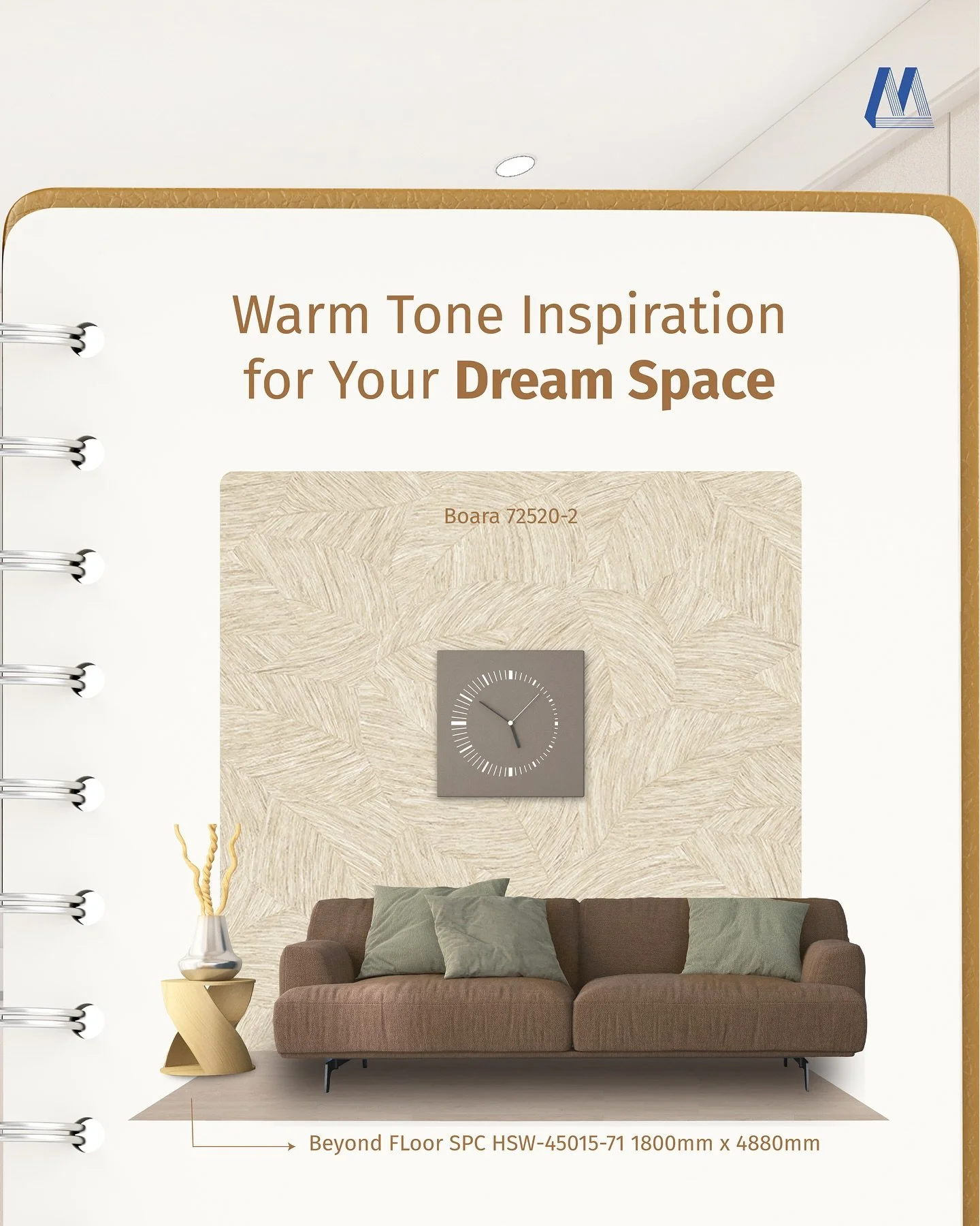 Whether you love the cozy comfort of warm tones or the calm elegance of cool tones, CGM has the perfect combination of wallpaper and flooring to match your dream interior😍✨

From subtle textures to sophisticated hues, find the harmony that speaks to