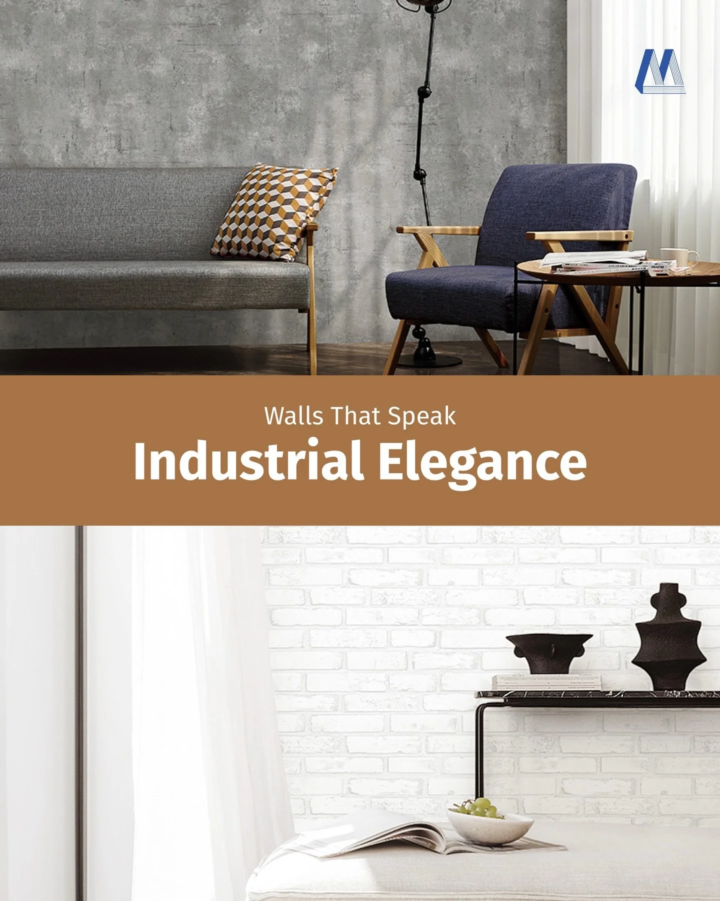 Walls that speak of character ✨

Interpretasi gaya industrial yang modern dan timeless, ternyata bisa diwujudkan melalui kombinasi wallpaper dan flooring dari CGM, lho!😍

Dirancang untuk tampil elegan dan penuh karakter, menciptakan wajah baru dalam