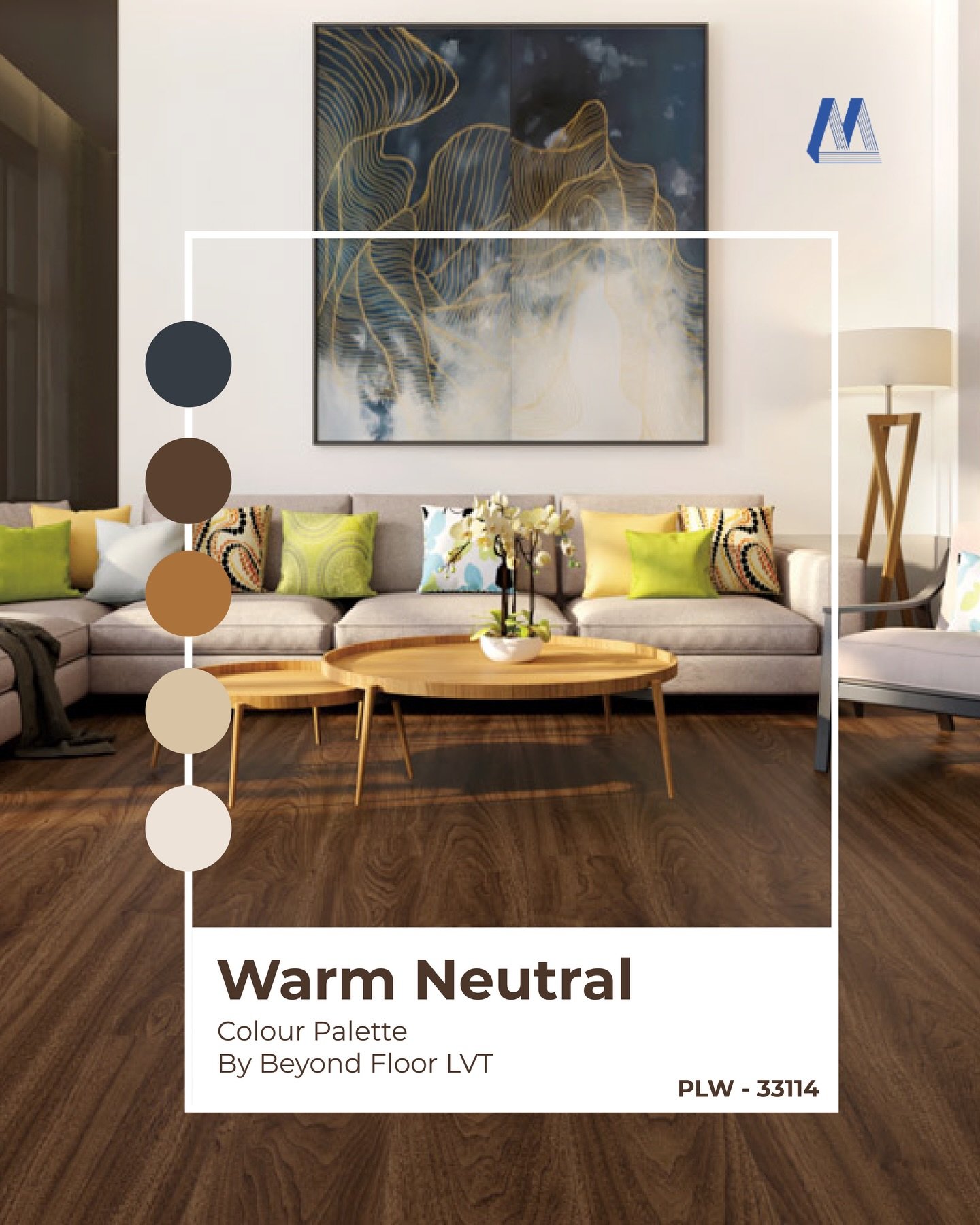 Warm Neutral Color Palette for a calm and comfortable space ✨

Using Beyond Floor LVT (PLW - 33114), this flooring brings natural warmth through rich wood tones, perfect for complementing soft neutral interiors.

Explore our catalog to find the perfe