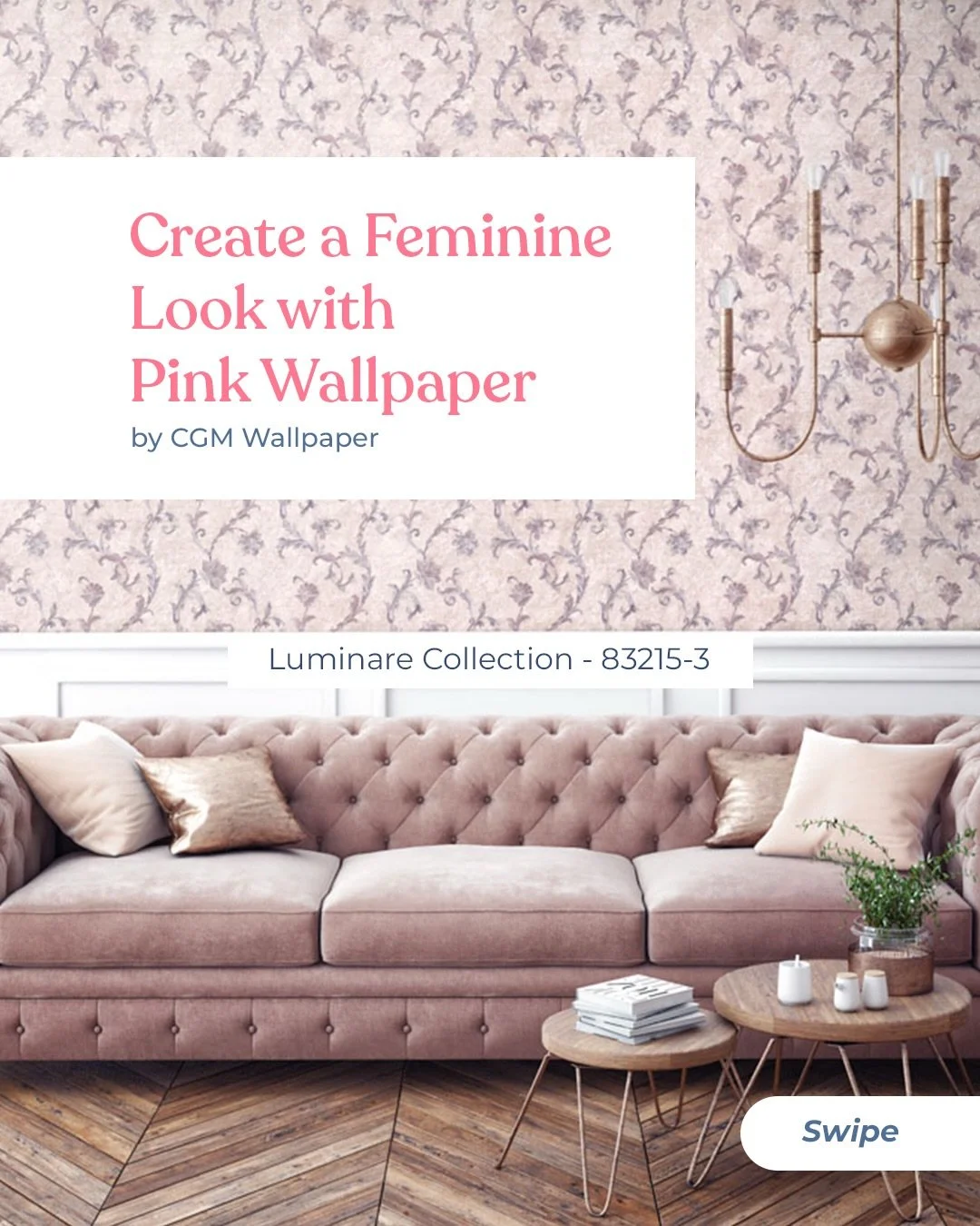 Calling all pink lovers! 💖

CGM has the perfect wallpaper picks with sweet patterns to make your space look more beautiful &amp; charming.🥰

Not just aesthetic, it instantly lifts your mood too! 

Find your favorite wallpaper at CGM Wallpaper!😍

#