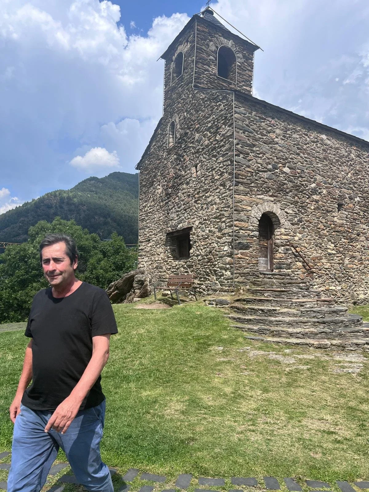 Ramón Villero, director de Viajes Magazine, en Anyós, Andorra