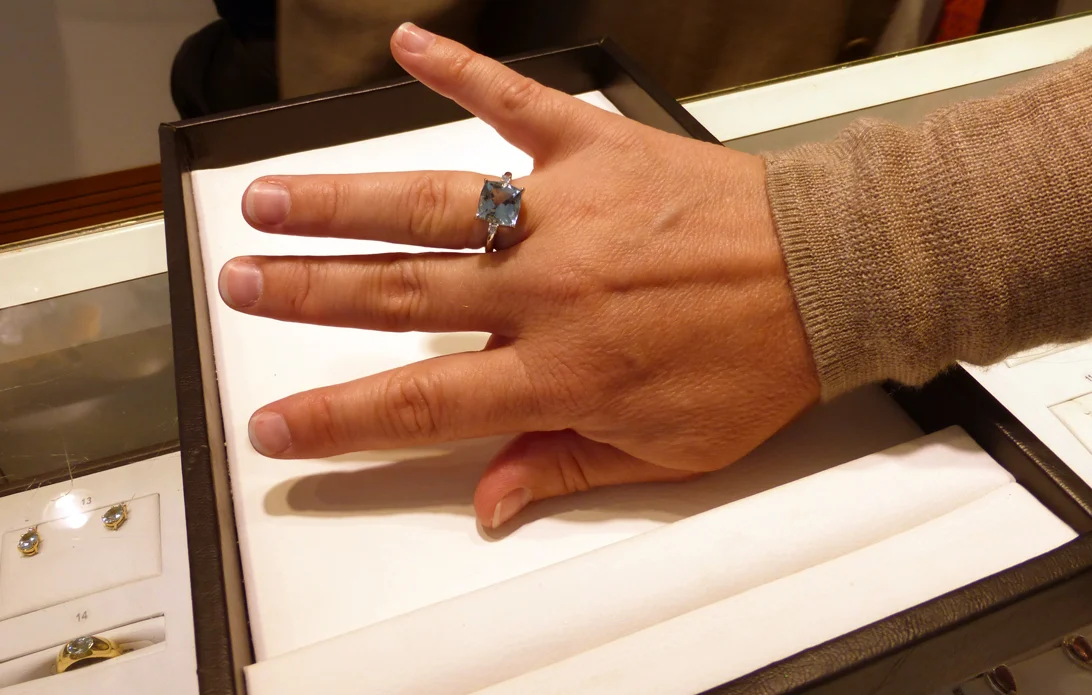 Brazil produces 65% of the world's gemstones, Annie was hoping this one would be exported to Baltimore, then we remembered there is still tuition to be paid.