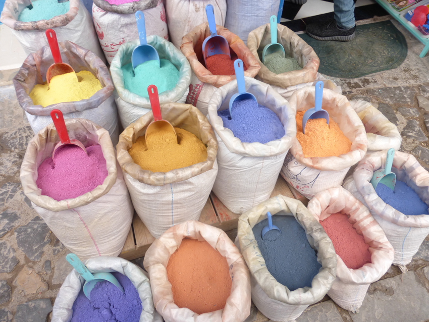 These are used to make colors for artwork, paint, leather goods, etc...