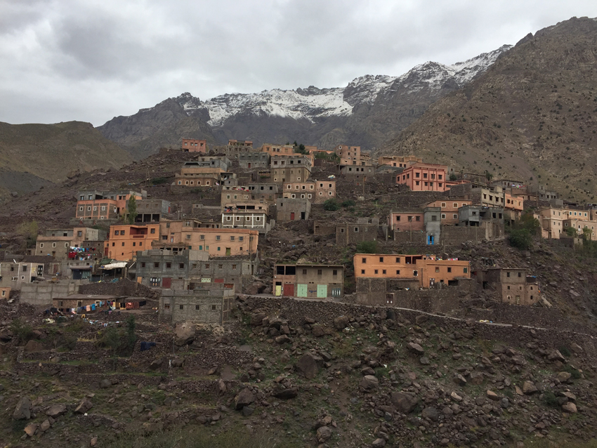 A traditional Berber village in the High Atlas.