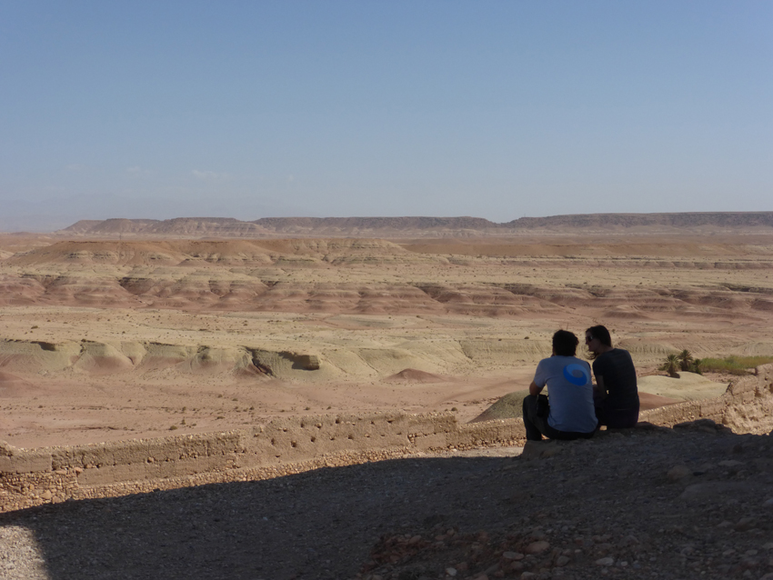 One of the views from above. We don't know these people, but how cute are they?