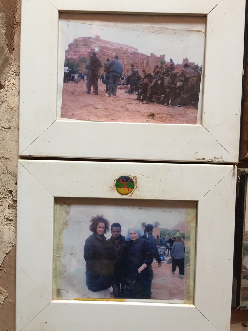 These are production photos from Game of Thrones Season Three - Amelia Clarke (Mother of Dragons) is on the right.