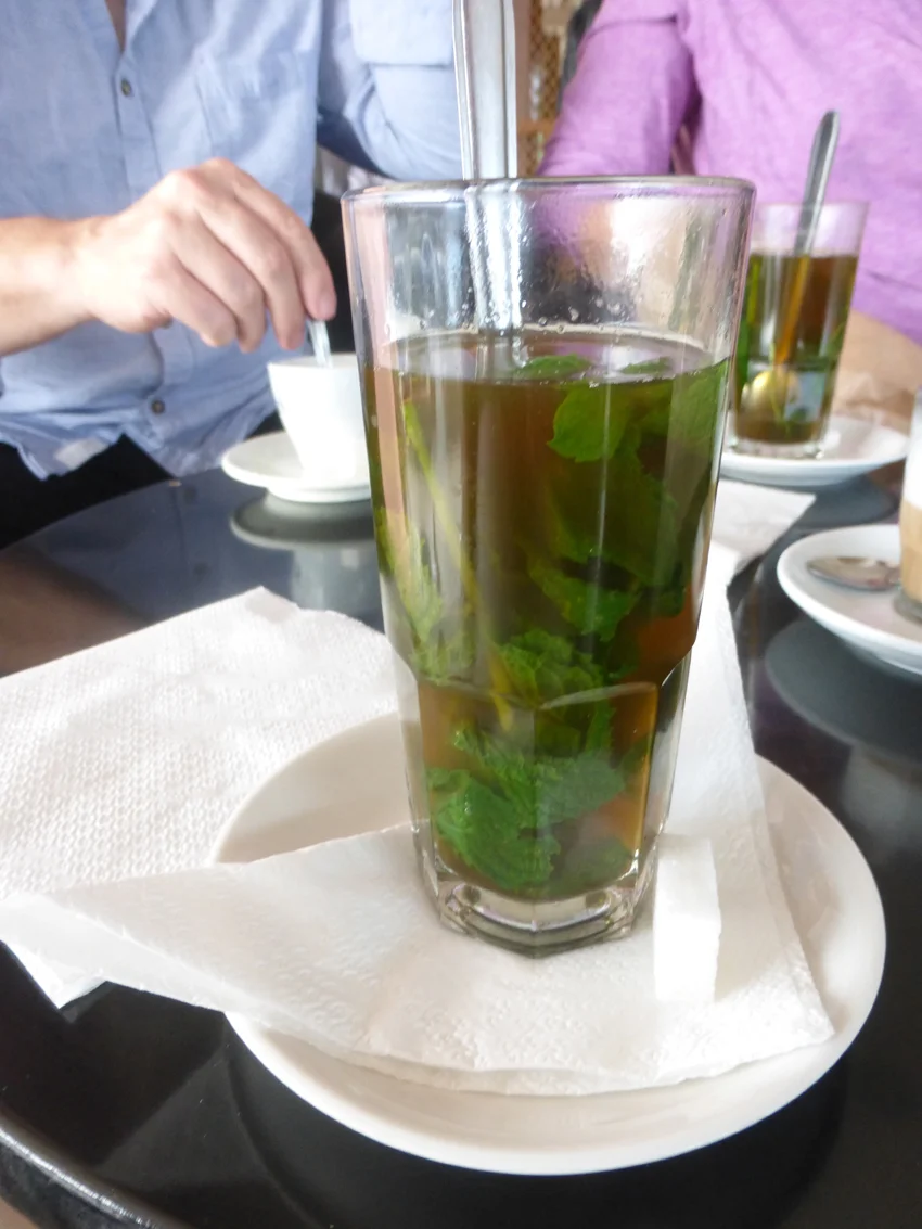 There were two things you could count on seeing every day here in Morocco...mint tea (the national drink)...
