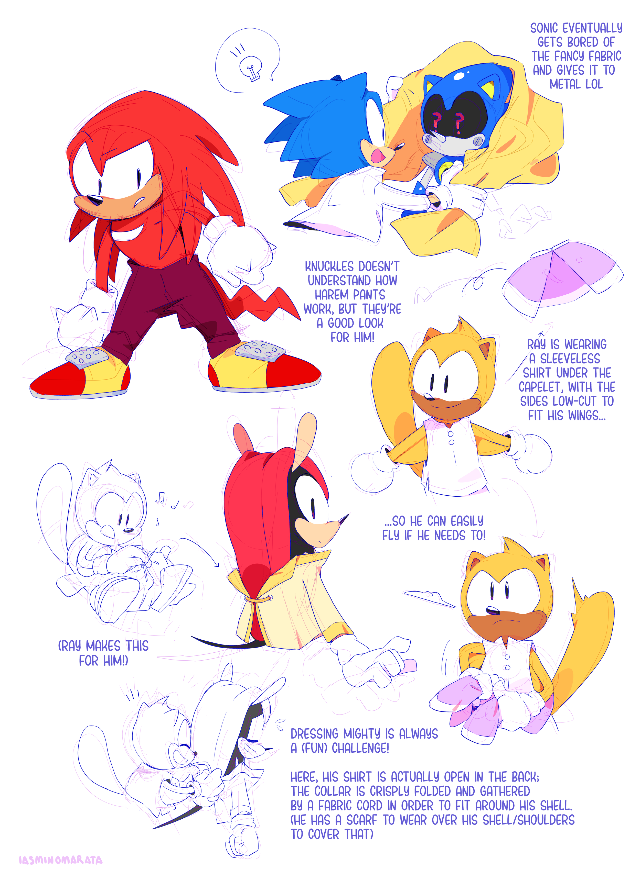 If Mighty the Armadillo was added in the Knuckles TV series, who