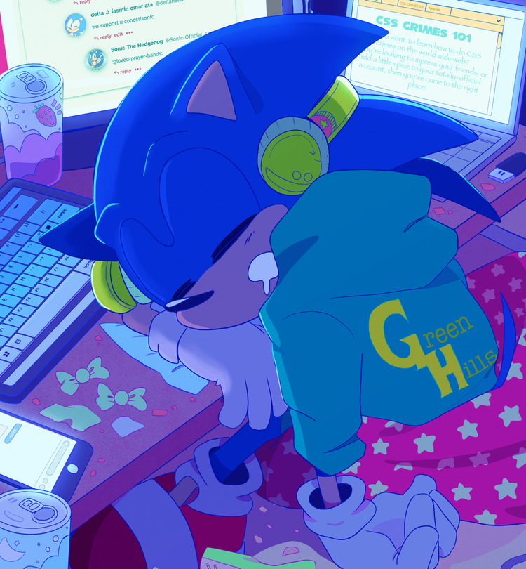 cohost! - #sonic prime fanart