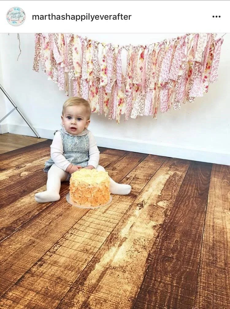 This is @marthashappilyeverafter (mummy blogger) little girl on her 1st birthday wearing one of my outfits...this was a high point!!