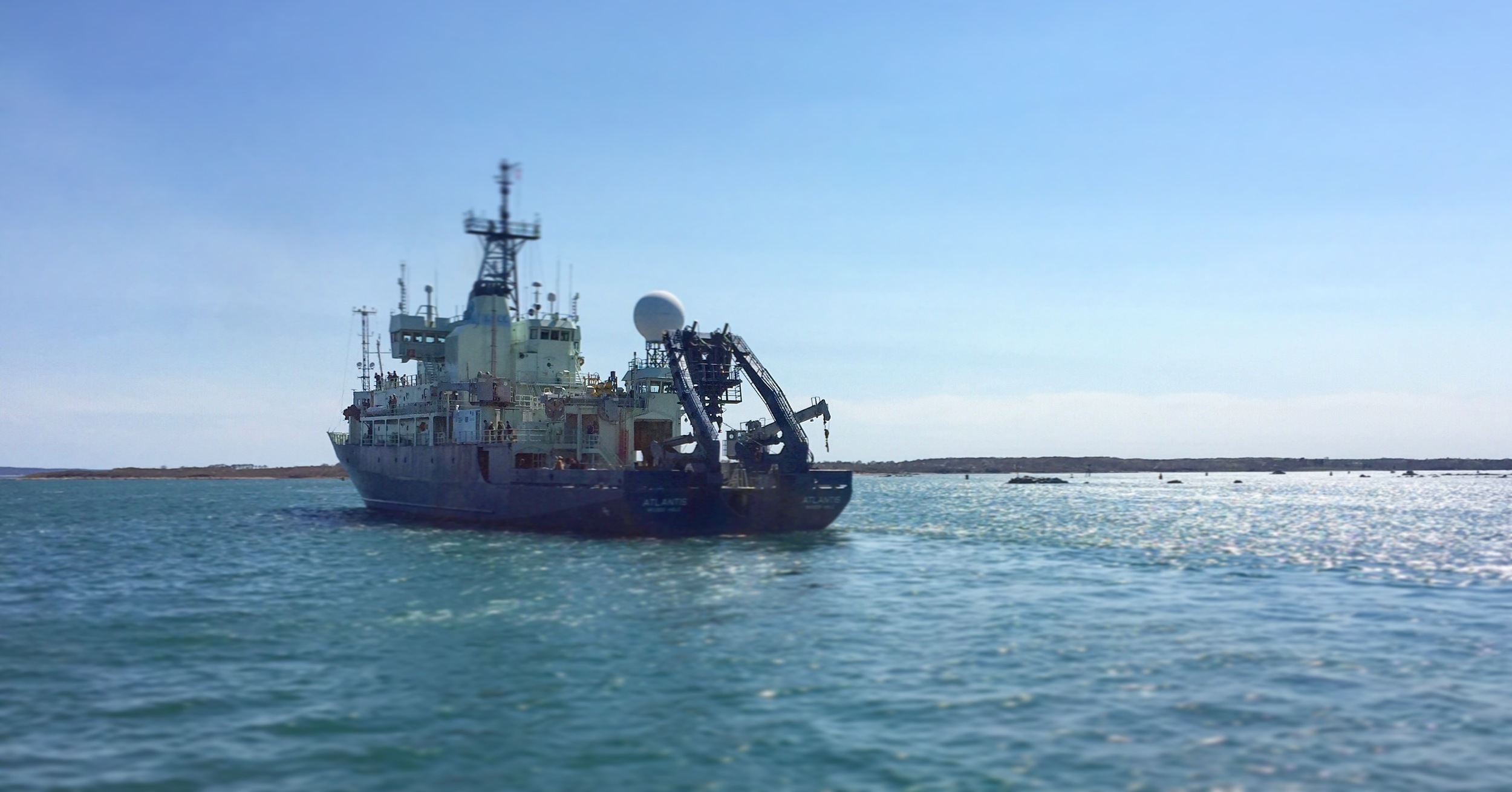 The RV Atlantis bristles with scientific gear. It also holds a retinue of researchers and crew who do things that most people don't even imagine.