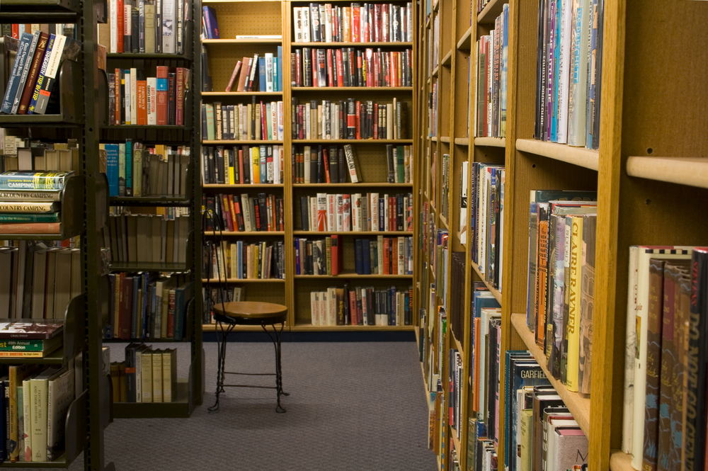 There are stories here, and science, poetry, travel guides, and recipes. But what's really accumulated on these shelves...are lives.