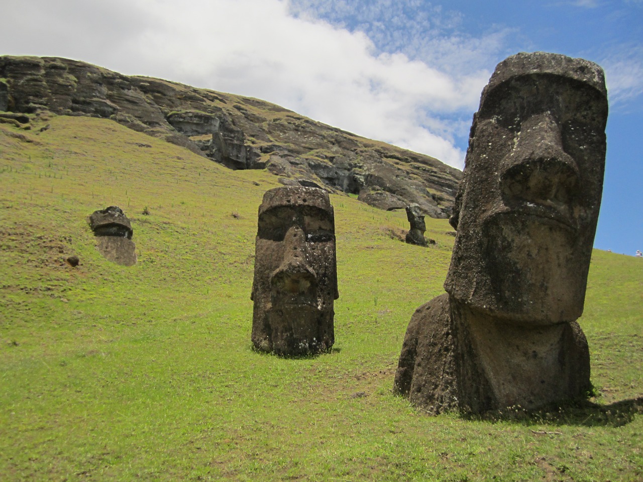 These faces come from a past that stretch into territory completely separate from their source quarries.
