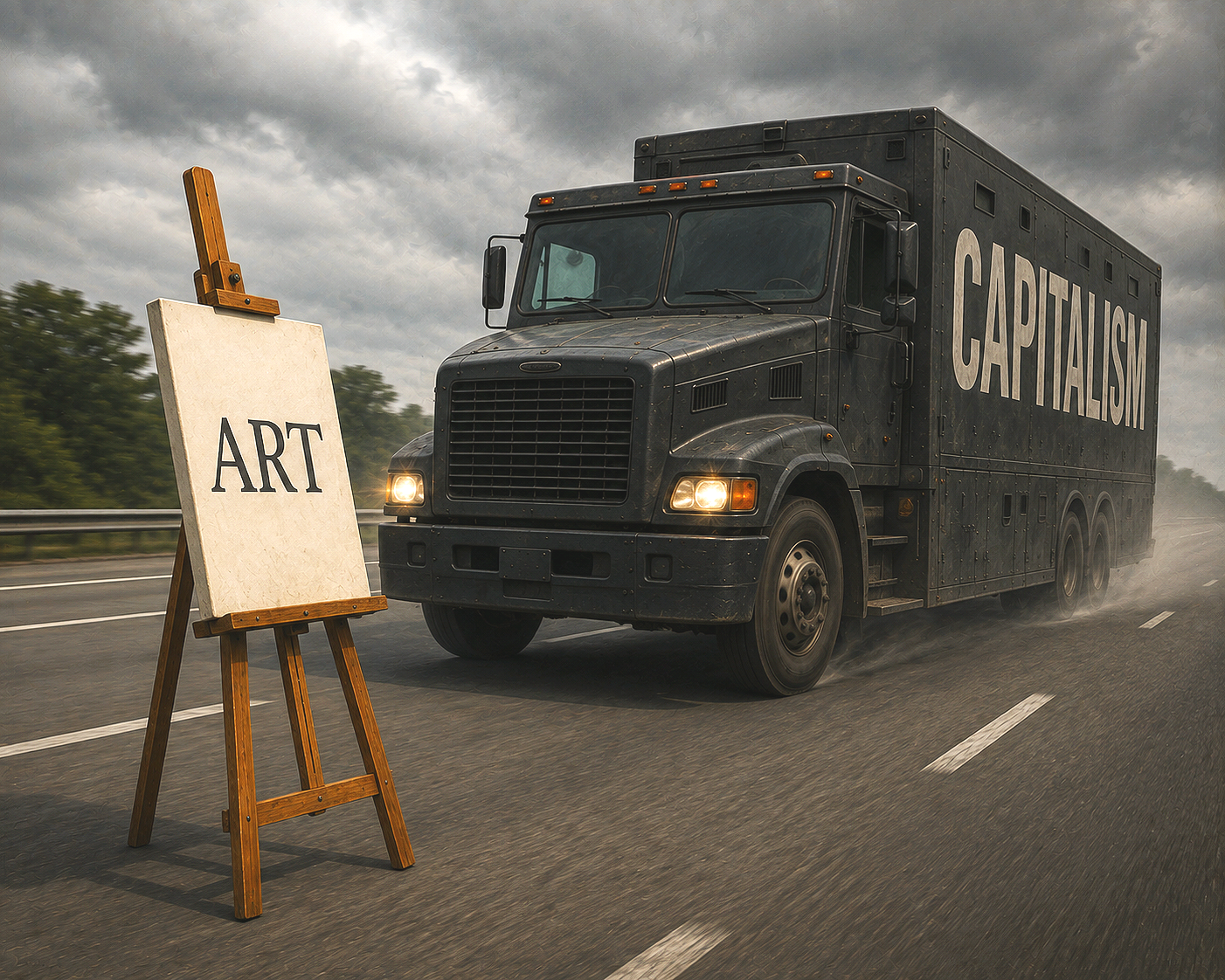 ART  vs. LATE STAGE CAPITALISM