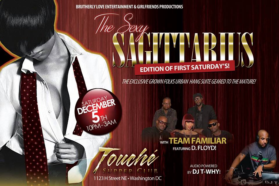 The Sexy Sagittarius Edition of First Saturdays