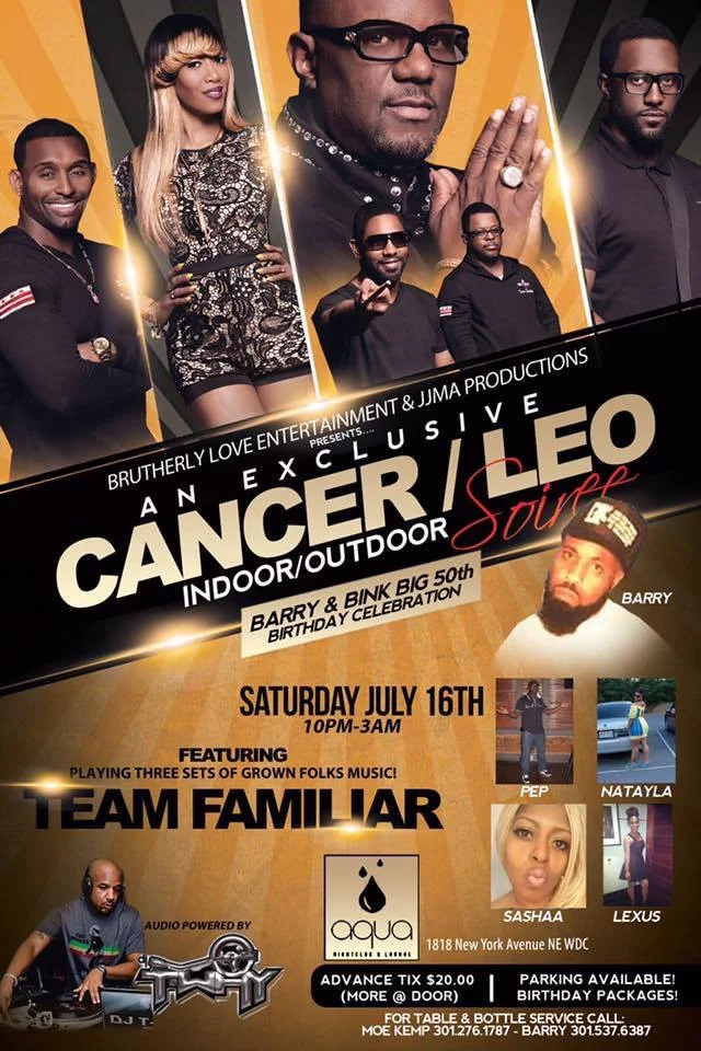 Cancer/Leo - Indoor/Outdoor Soirée